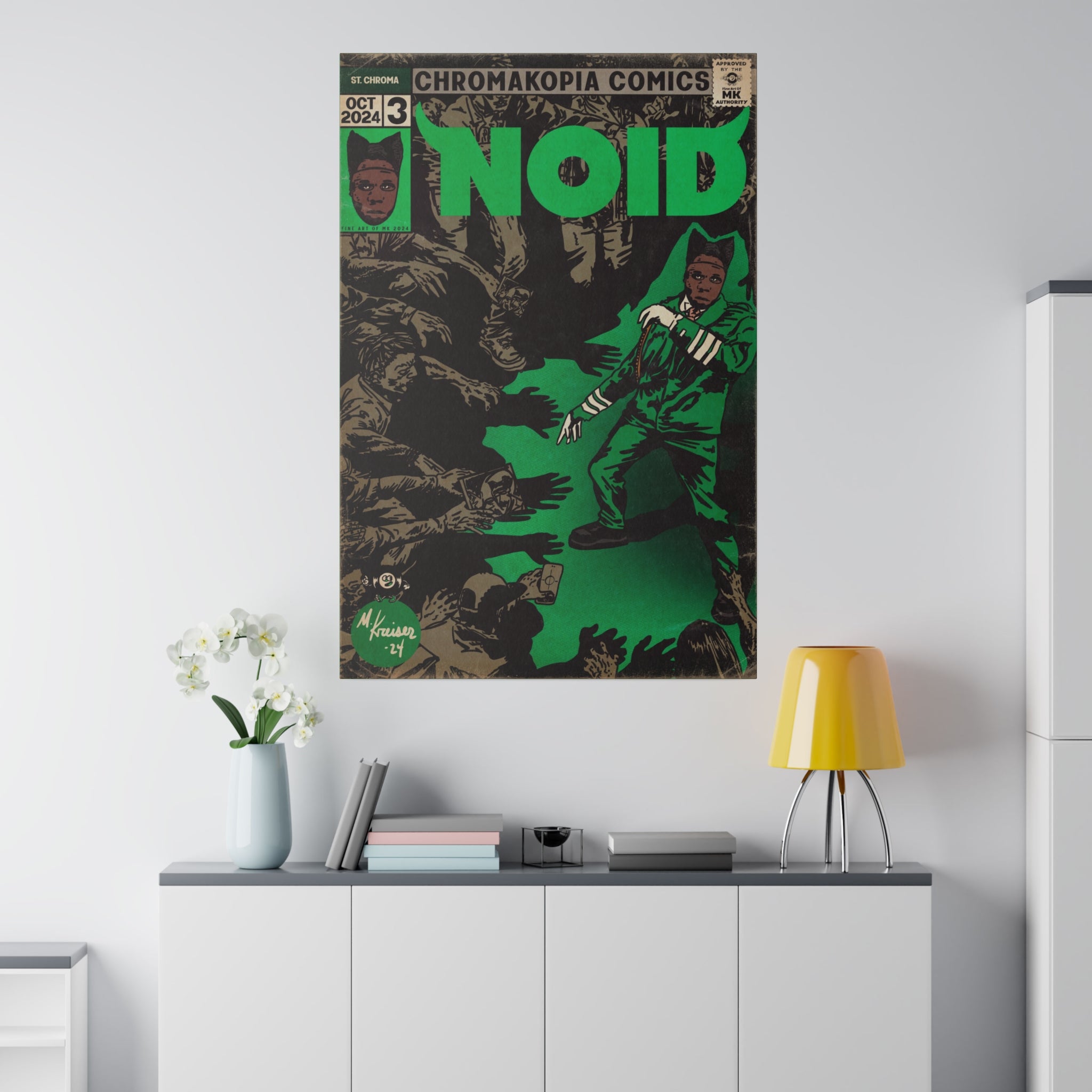 Noid - Matte Canvas, Stretched, 0.75"