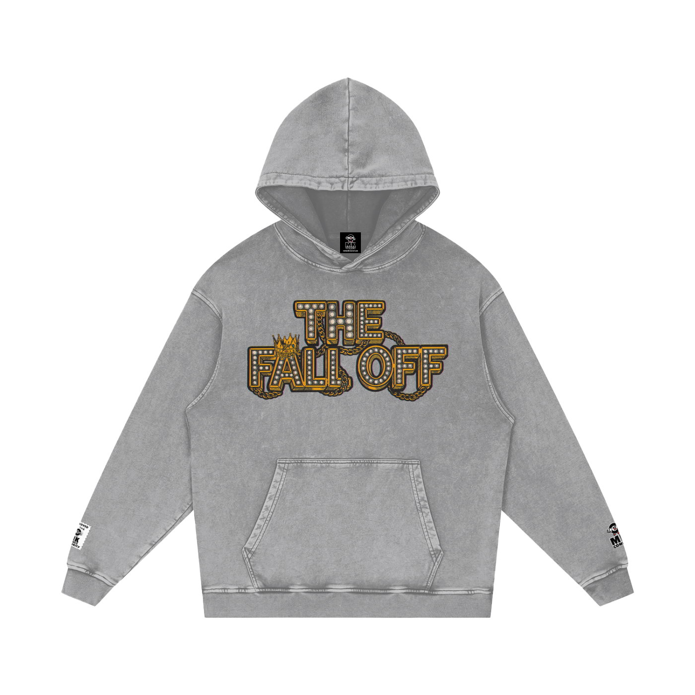 The Fall Off - Snow Washed Loose Cotton Hoodie