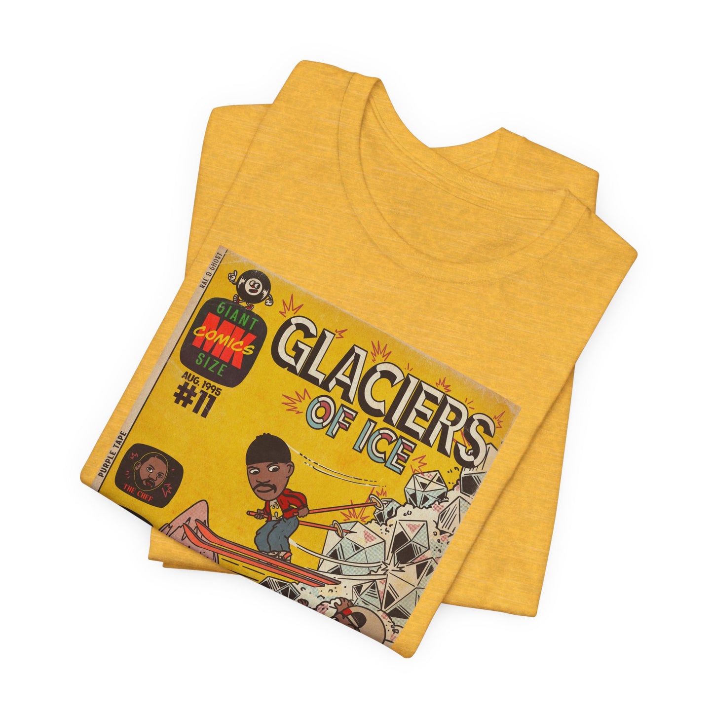 Rae, Ghost, Masta - Glaciers of Ice - Unisex Jersey Short Sleeve Tee