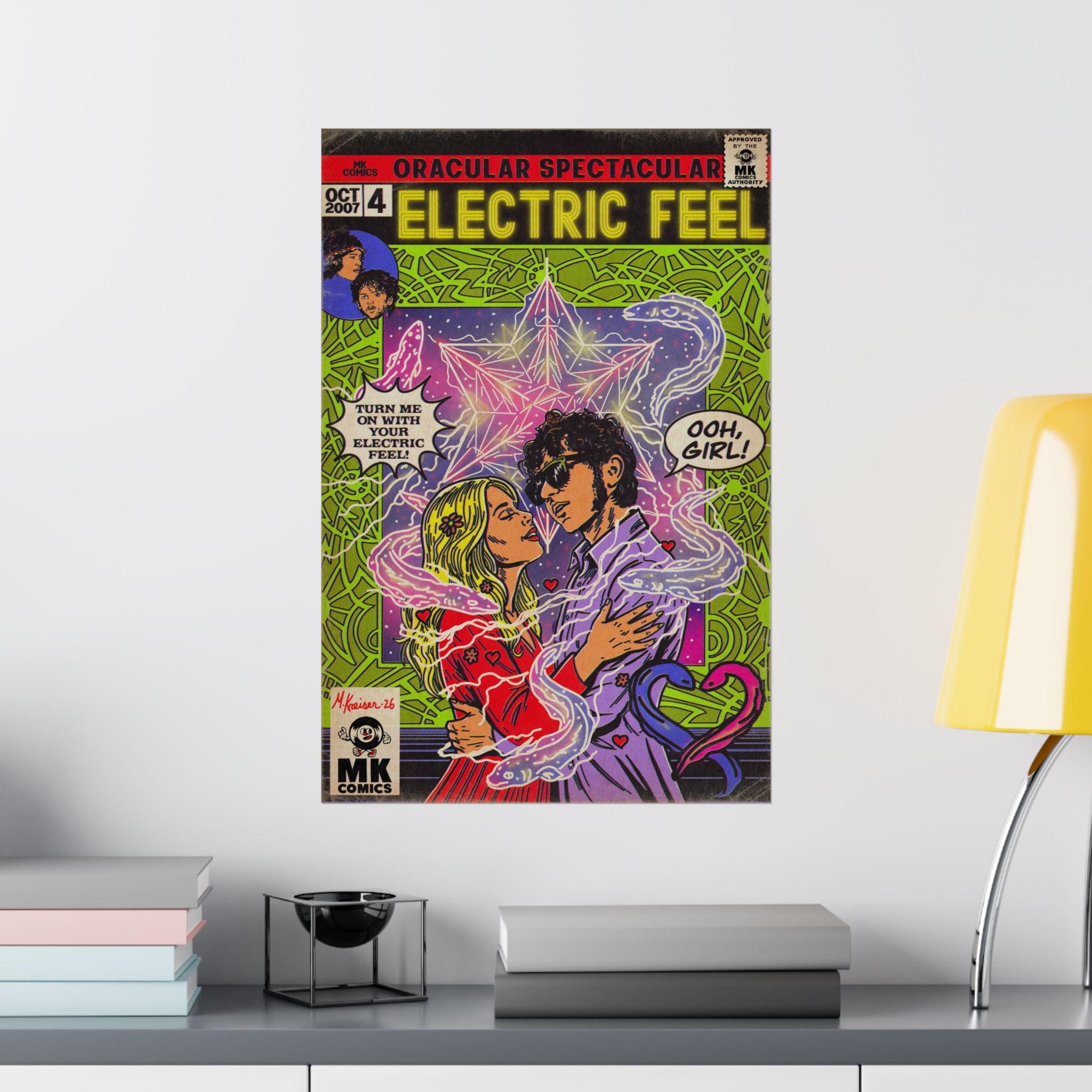 Electric Feel - Matte Vertical Posters