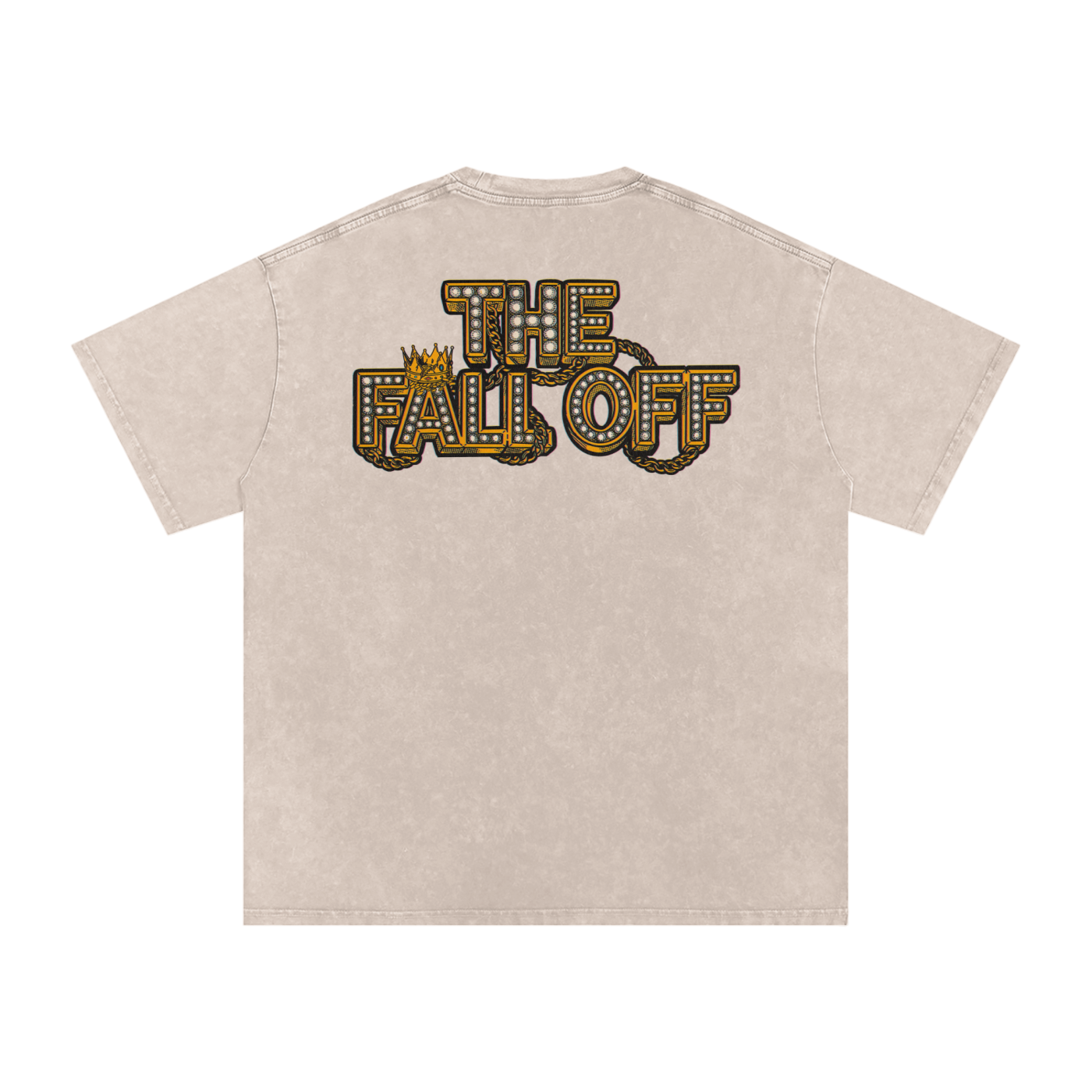 The Fall Off - Snow Washed Oversized Cotton T-Shirt