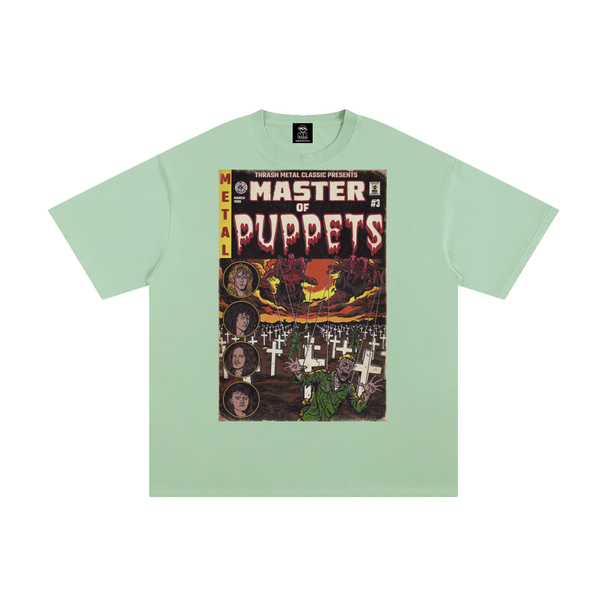 Master of Puppets - Unisex Pure Cotton T-Shirt