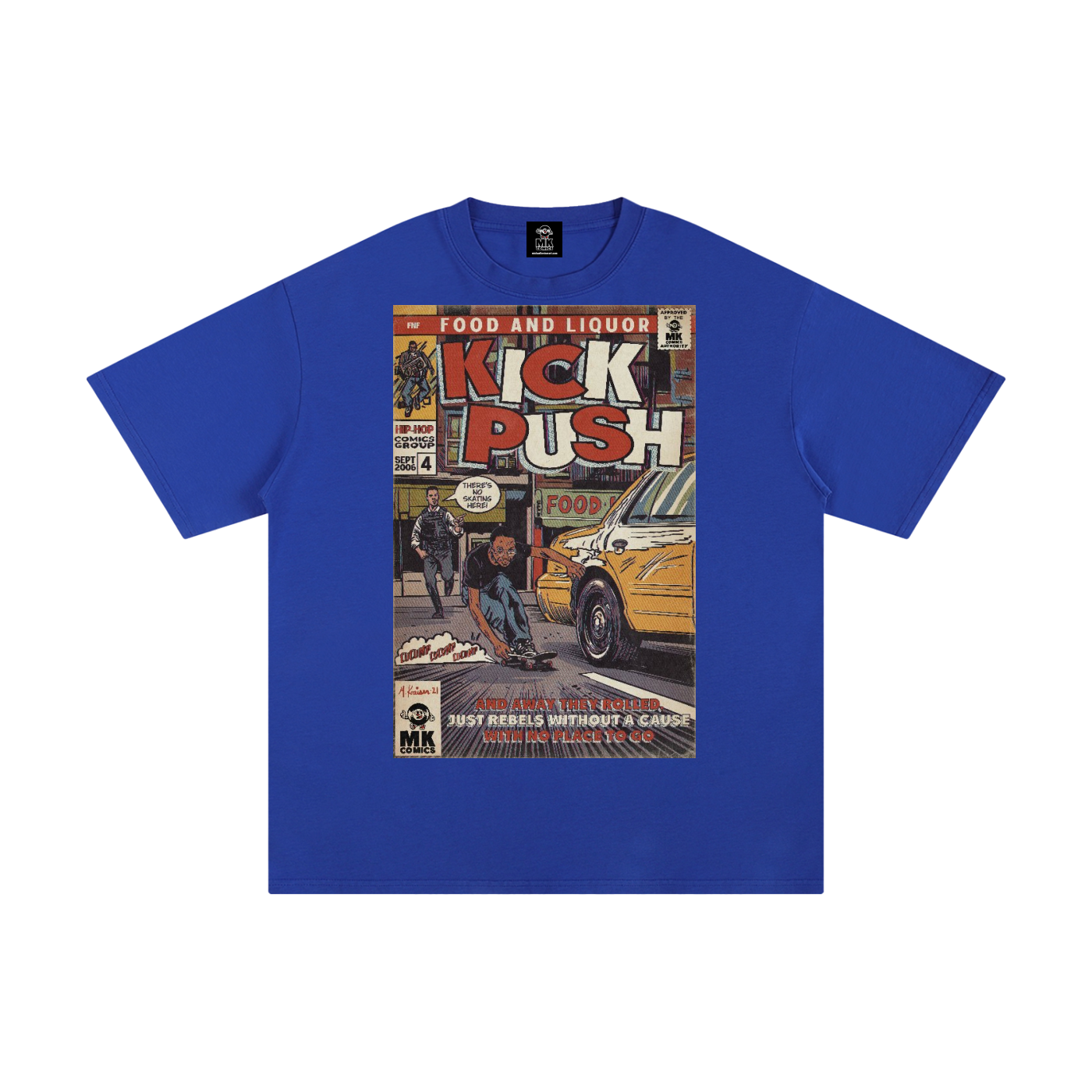 Kick, Push - Unisex Pure Cotton T-Shirt