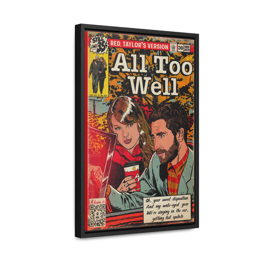 Taylor Swift - All Too Well - Gallery Canvas Wraps, Vertical Frame