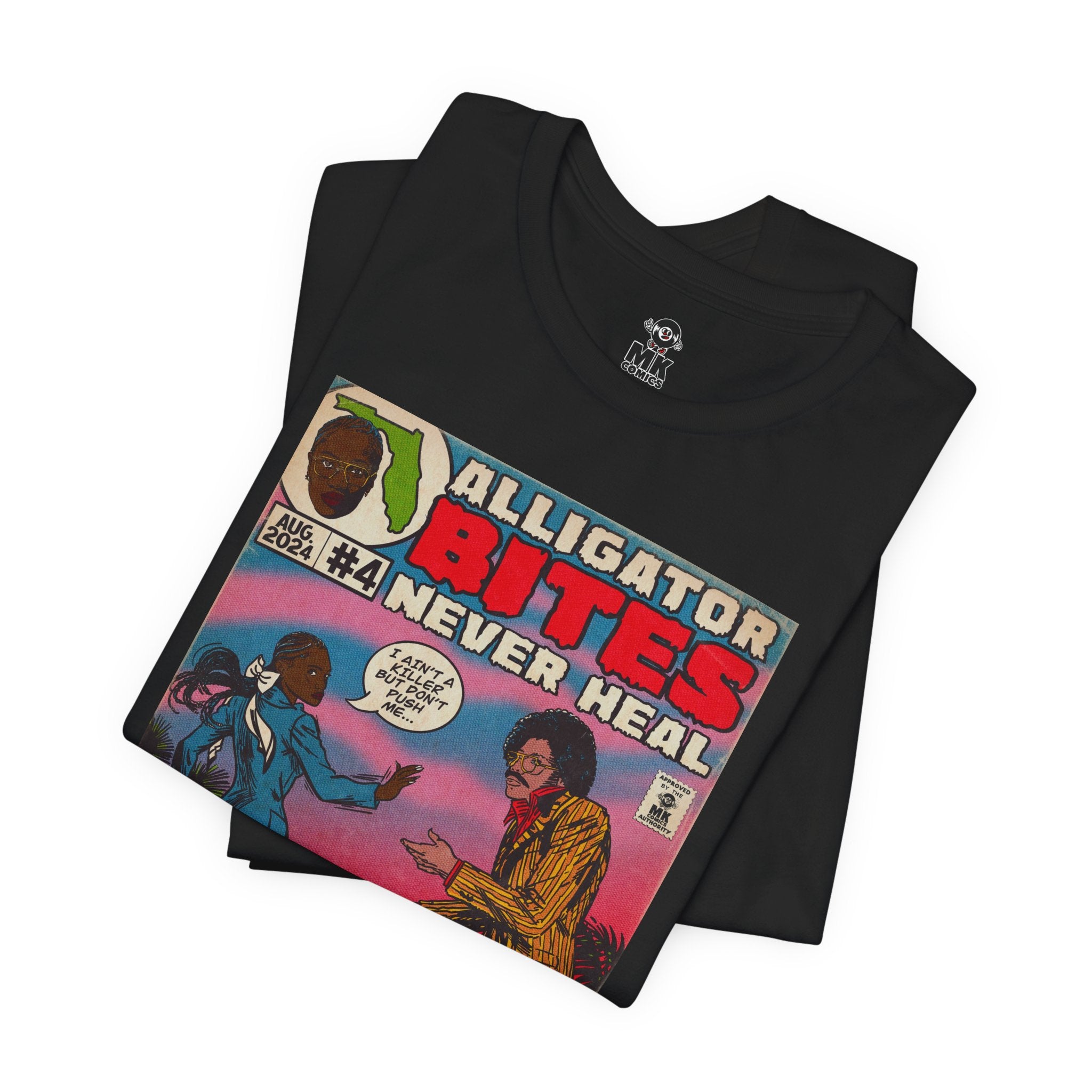 Denial is a River - Alligator Bites - Unisex Jersey Short Sleeve Tee
