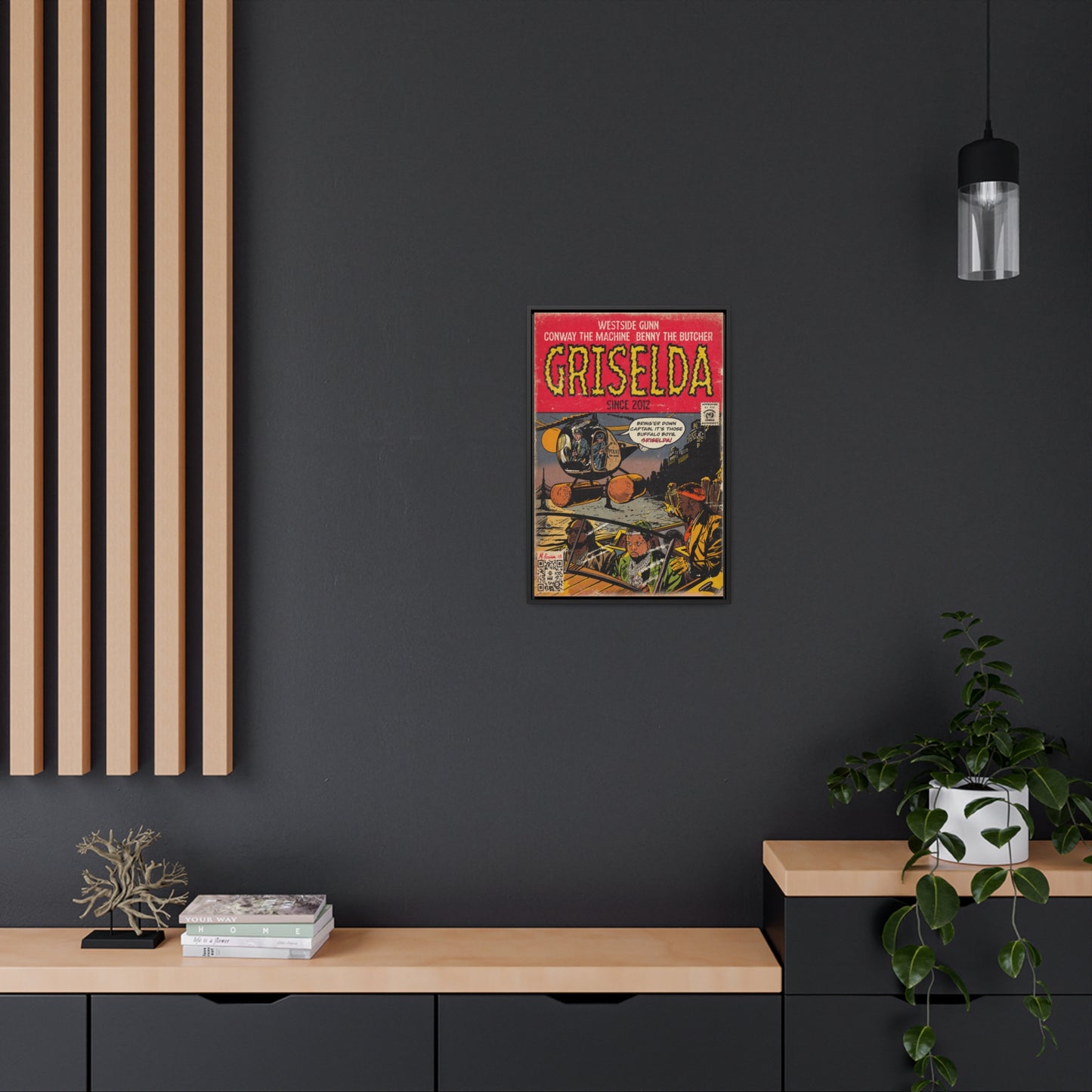 Griselda - Comic Book Art - Gallery Canvas Wraps, Vertical Frame