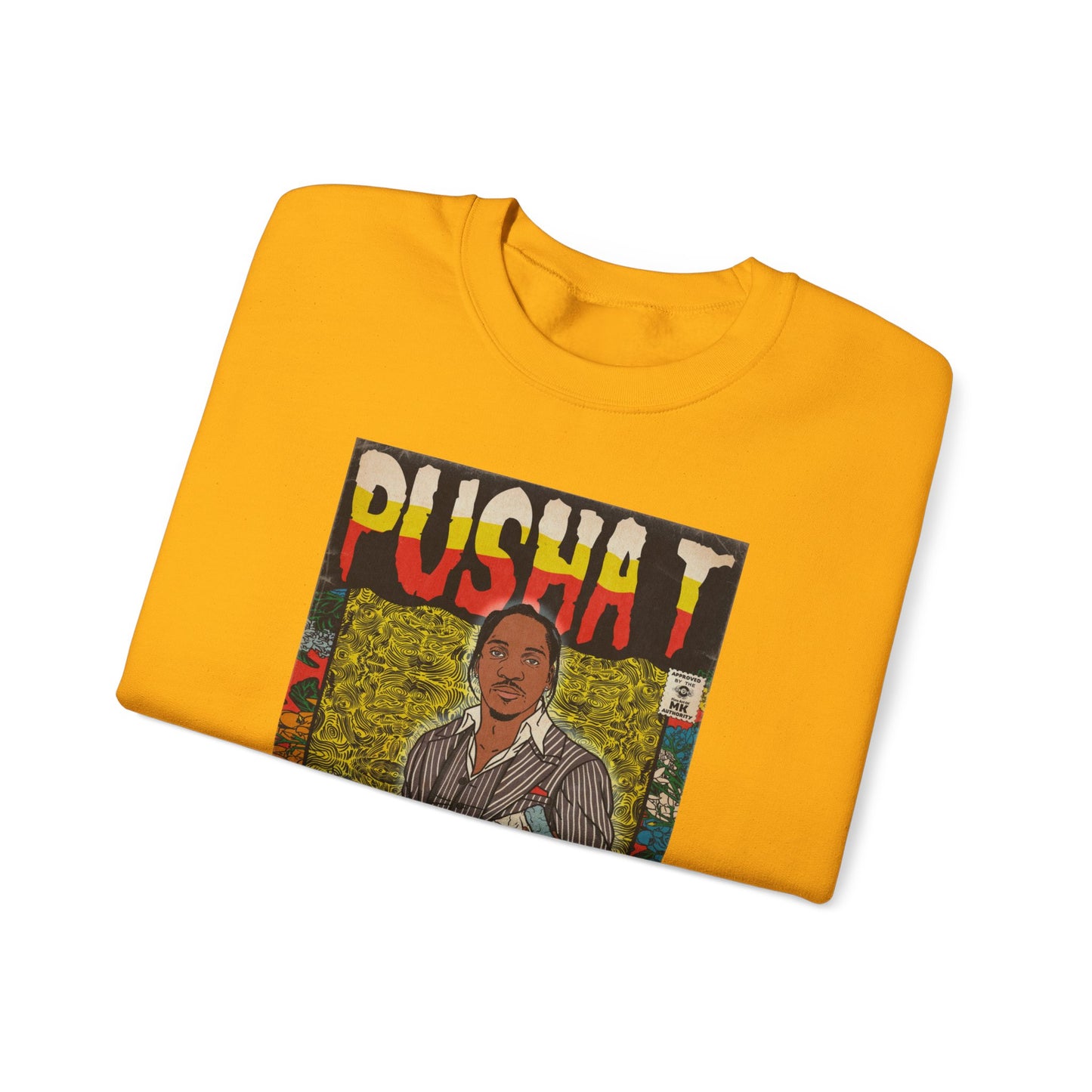 Pusha T - Comic Book Art - Unisex Heavy Blend™ Crewneck Sweatshirt