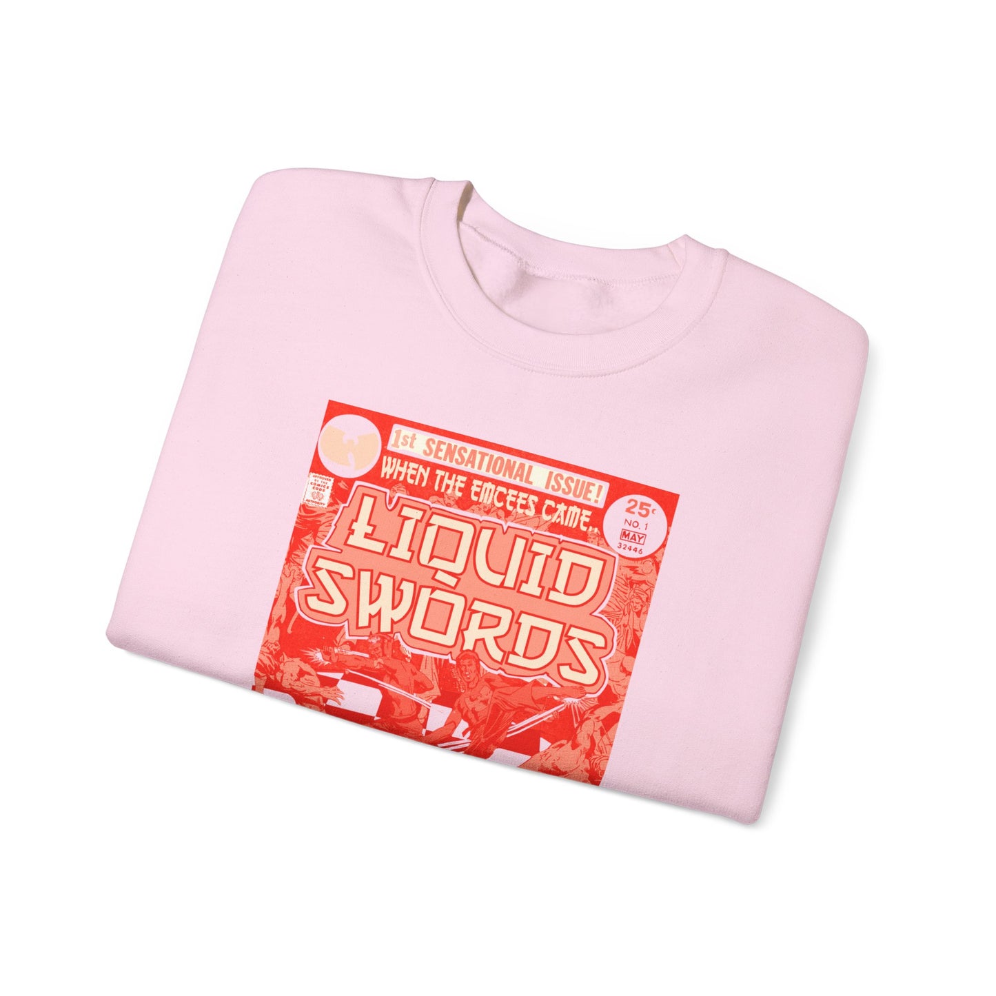 GZA - Liquid Swords - RED VARIANT - Unisex Heavy Blend™ Crewneck Sweatshirt
