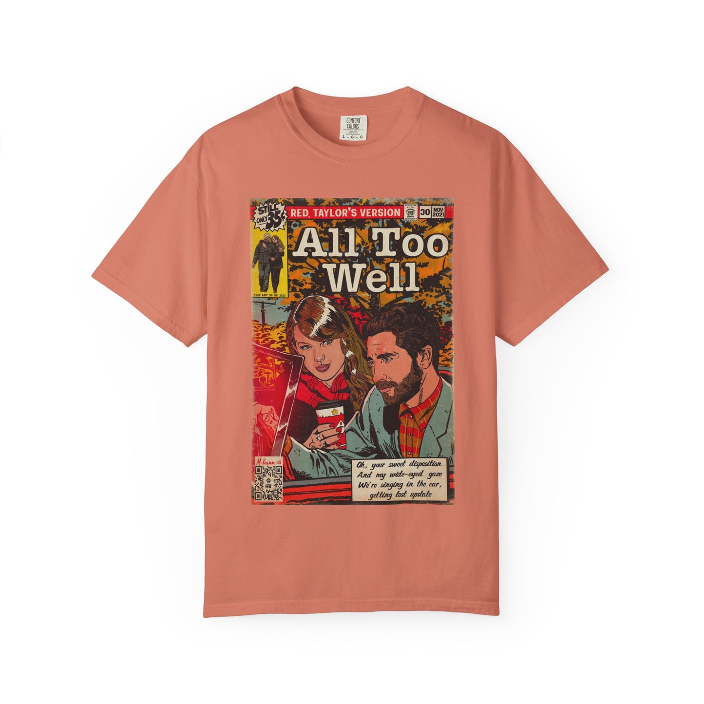 Taylor Swift - All Too Well - Unisex Comfort Colors T-shirt