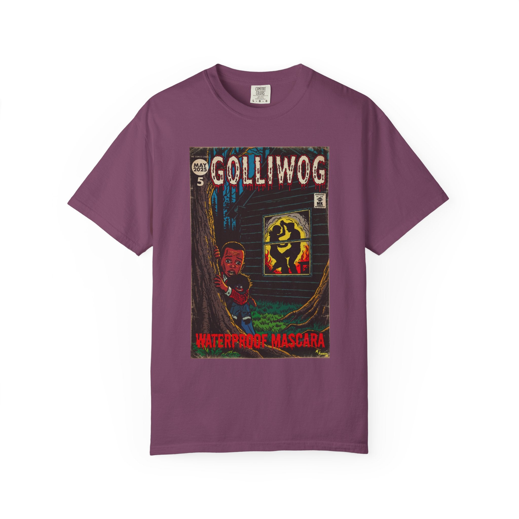 Waterproof Mascara - Golliwog - Unisex Garment-Dyed T-shirt