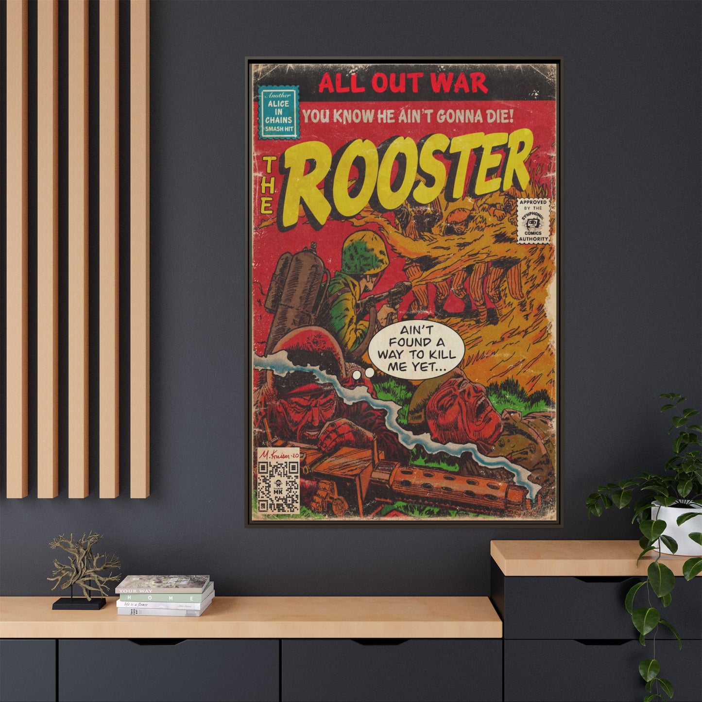 Alice In Chains - Rooster - Gallery Canvas Wraps, Vertical Frame