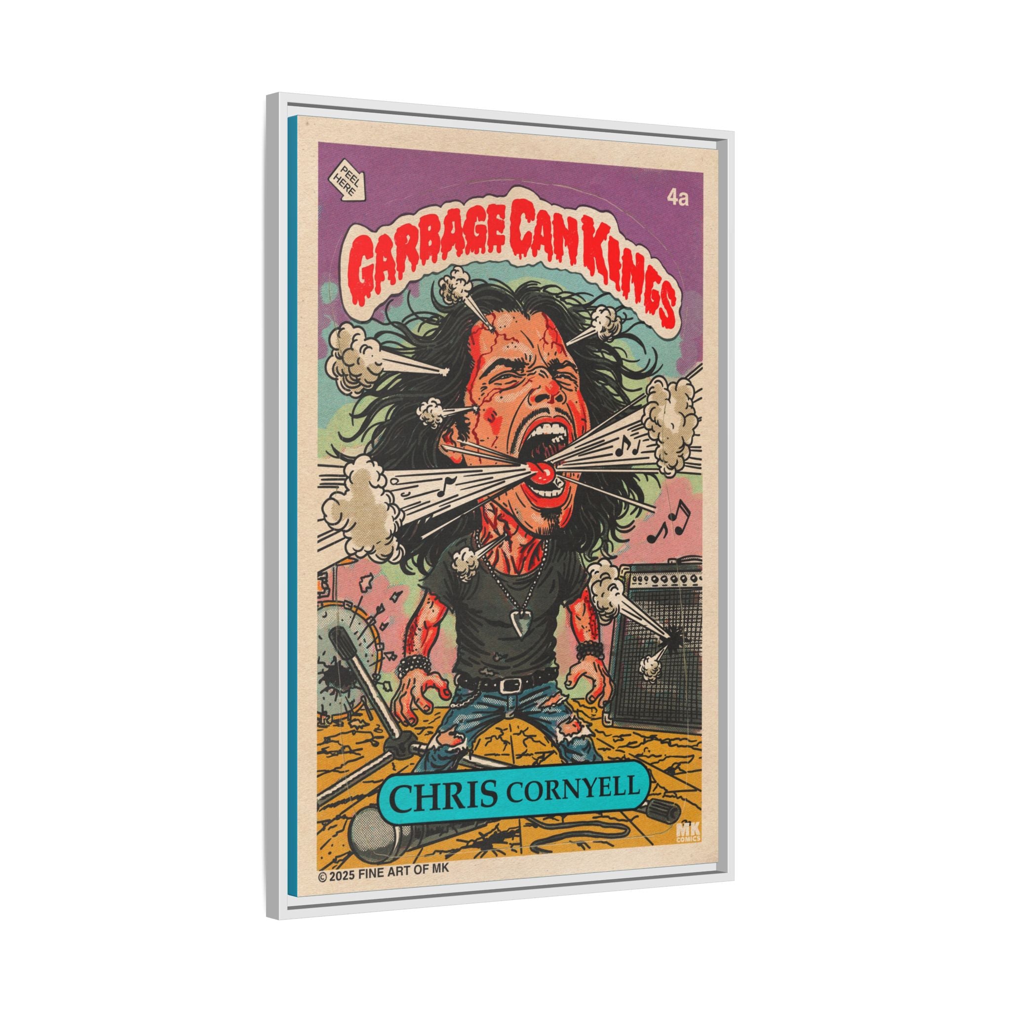 Chris Cornyell - Matte Canvas, Framed (Multi-color)