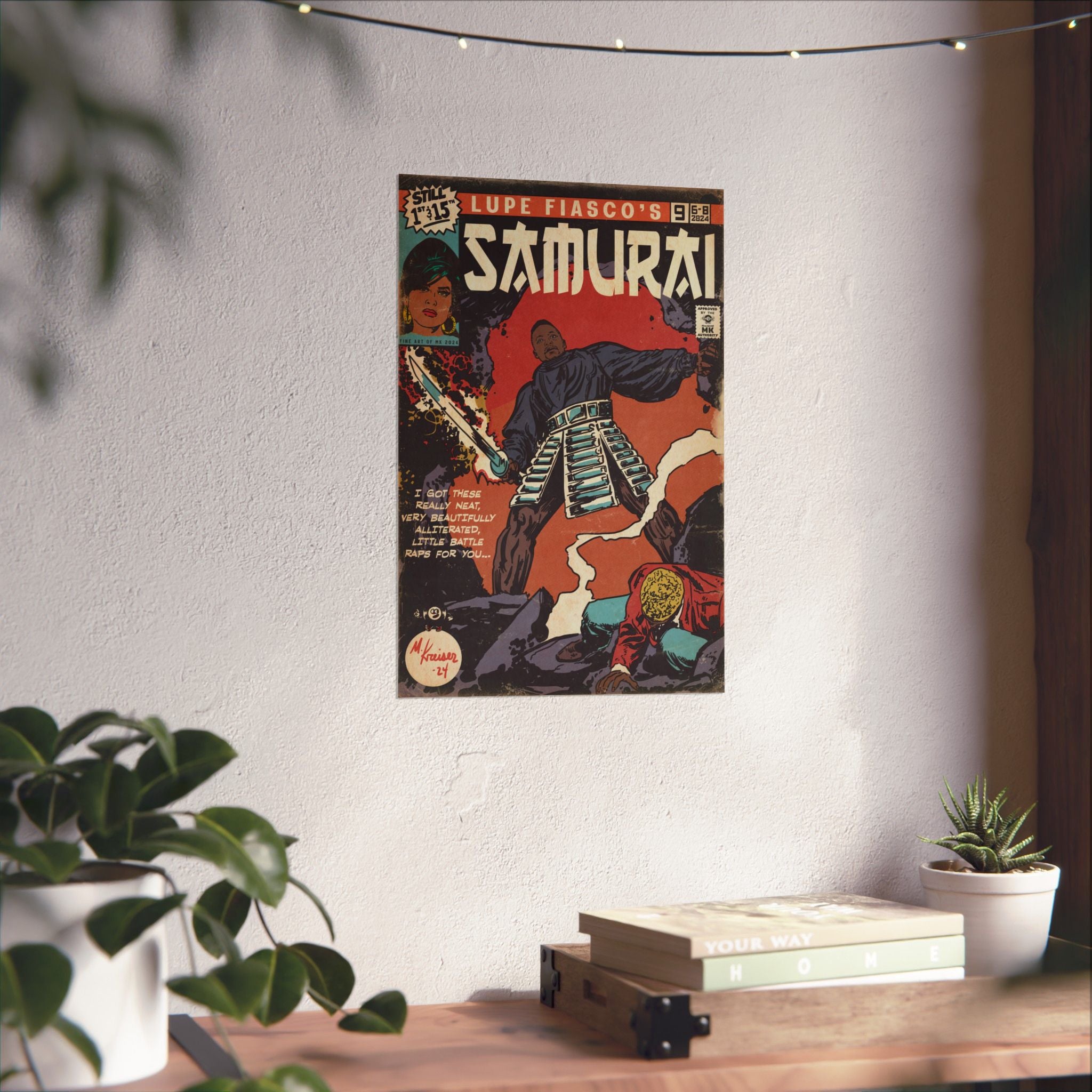 Samurai - Matte Vertical Poster