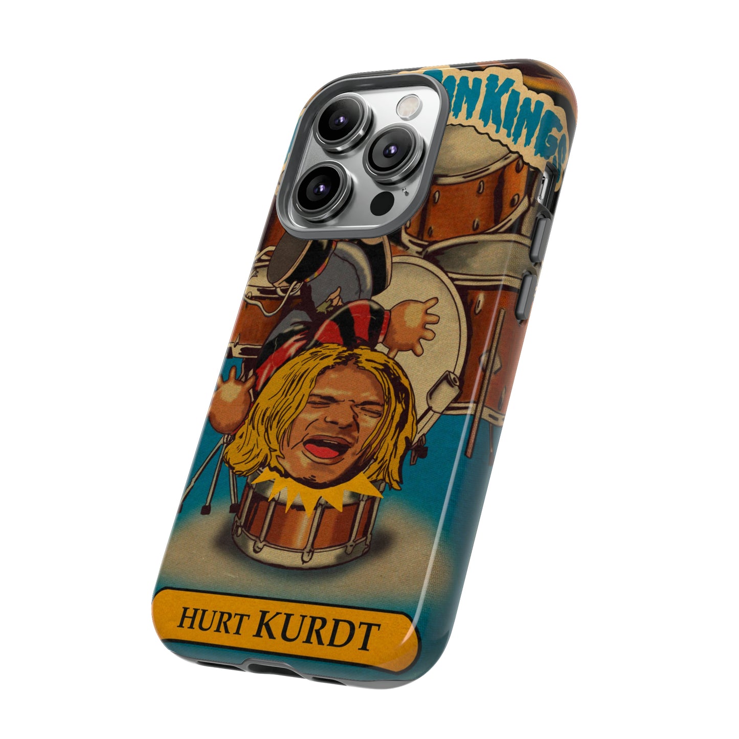 Hurt KURDT - Garbage Can Kings - Nirvana - Tough Phone Cases