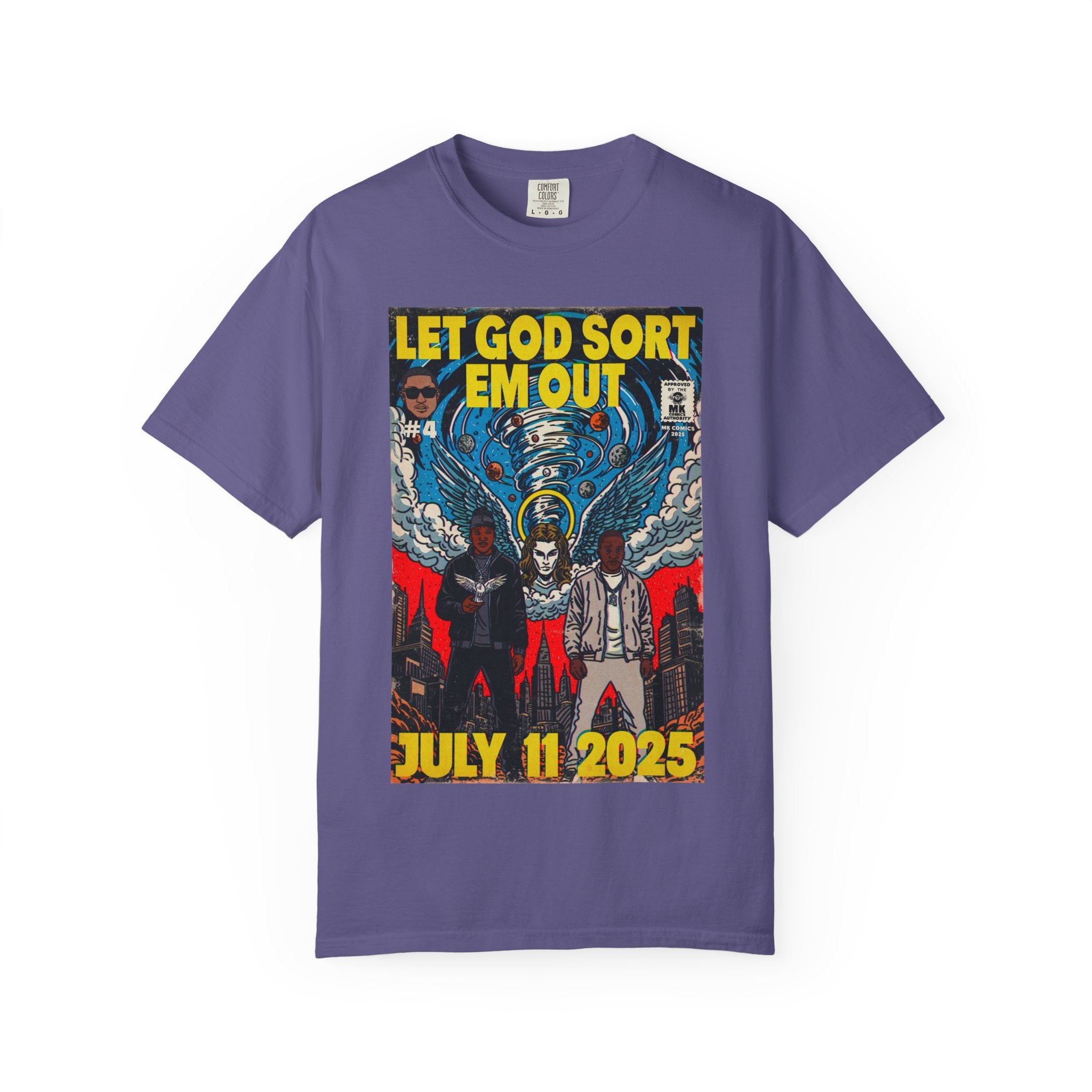 Let God Sort Em Out - Unisex Comfort Colors T-shirt