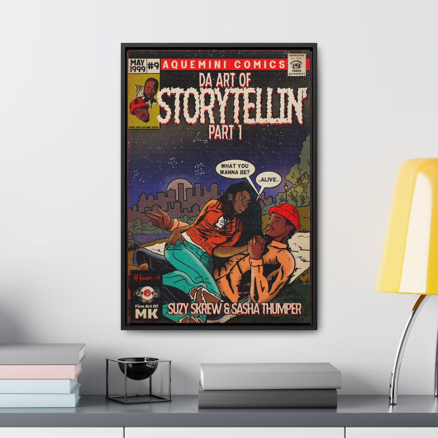 OutKast Da Art of Storytellin’ Part 1 - Gallery Canvas Wraps, Vertical Frame