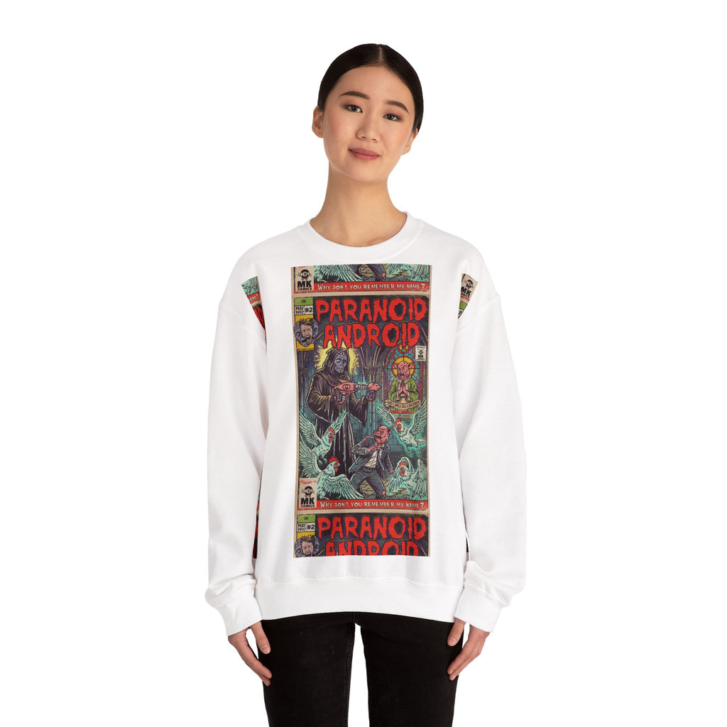 Paranoid Android - Unisex Heavy Blend™ Crewneck Sweatshirt