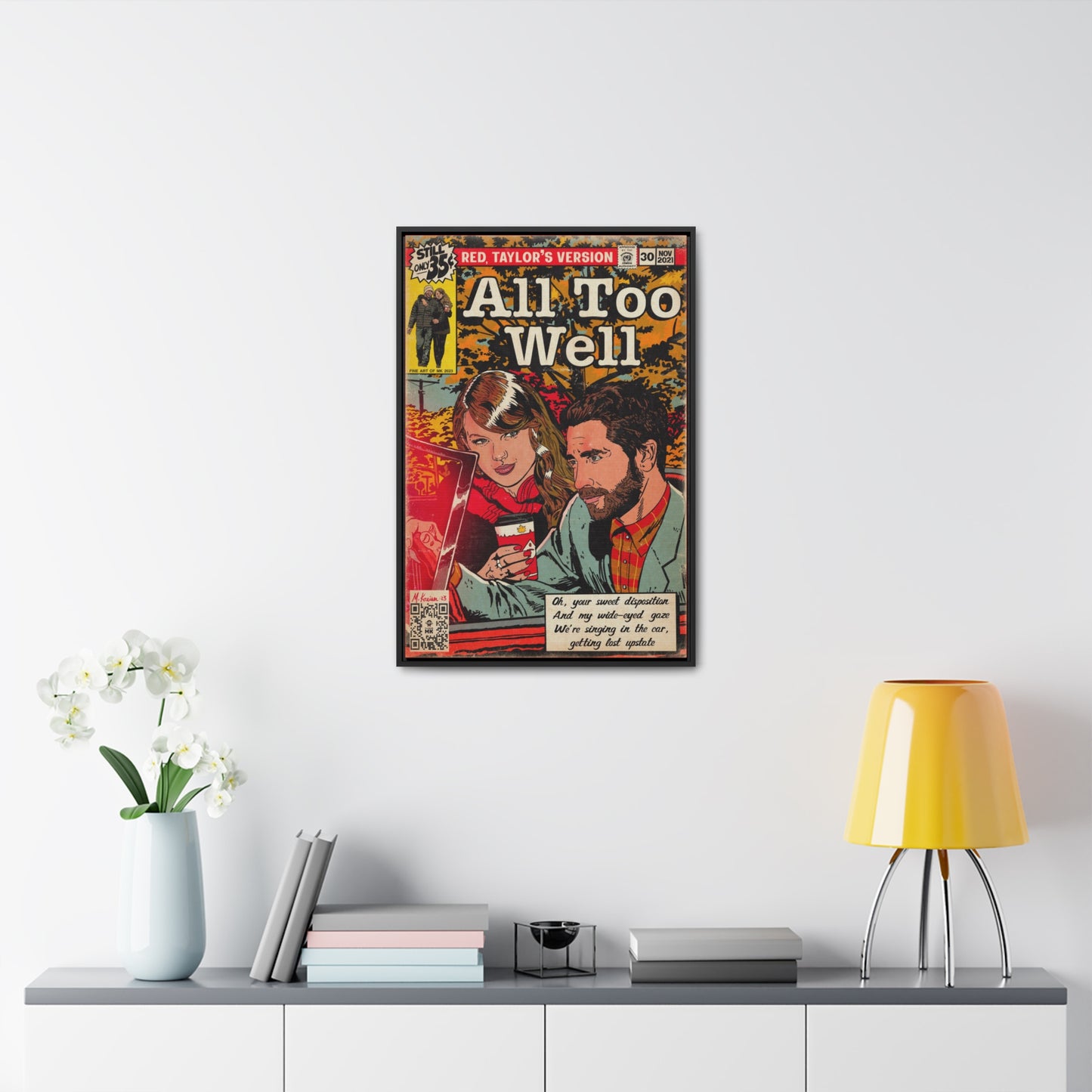 Taylor Swift - All Too Well - Gallery Canvas Wraps, Vertical Frame