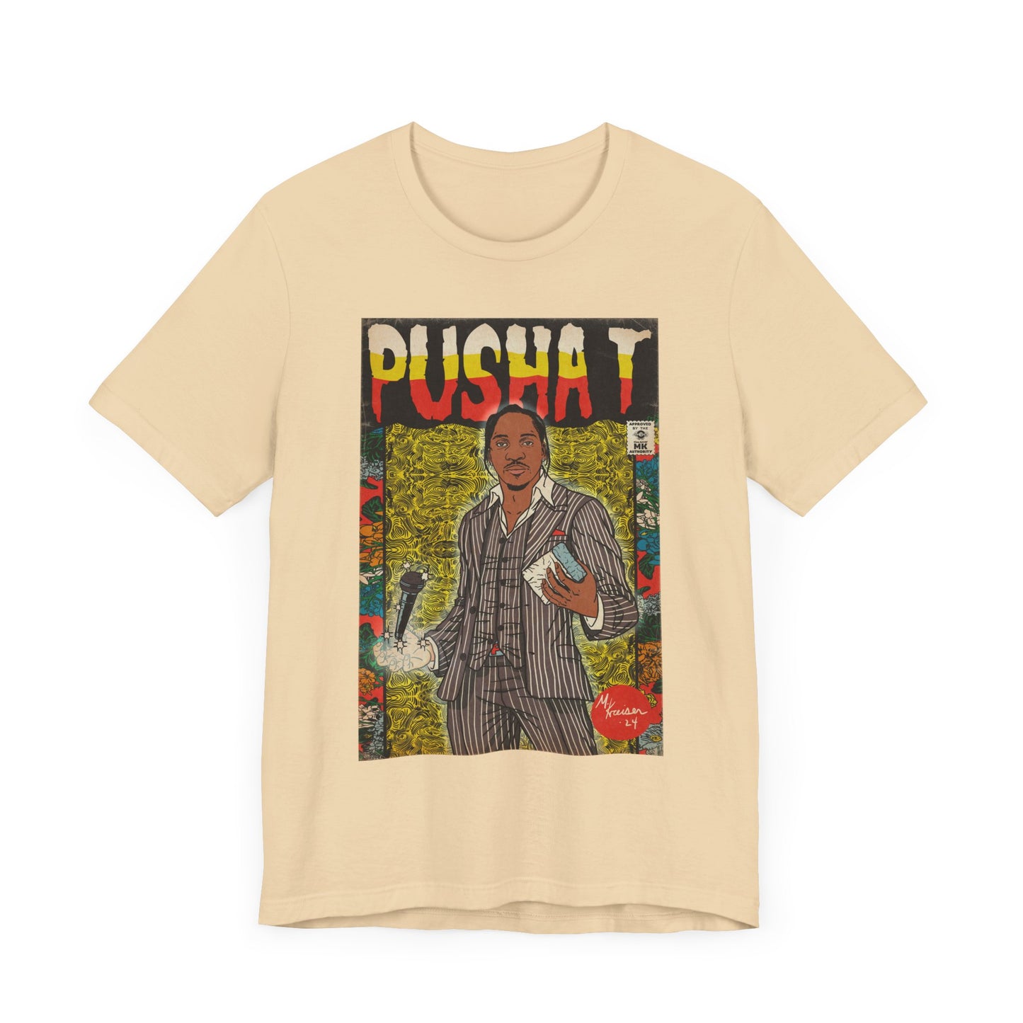 Pusha T - Comic Book Art - Unisex Jersey Short Sleeve Tee