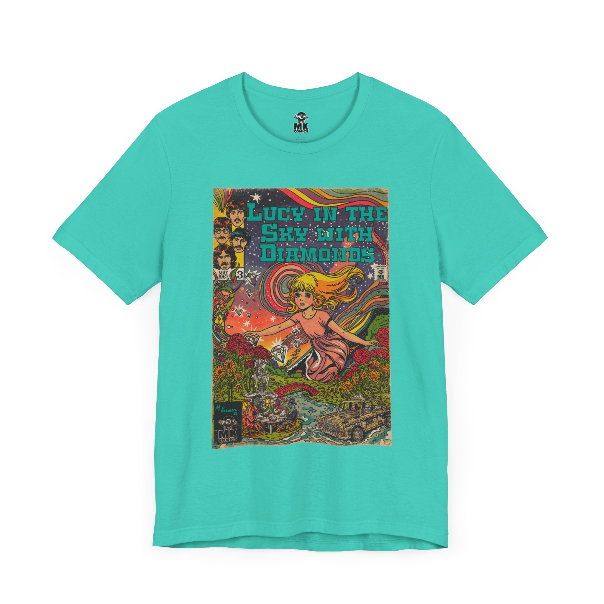 Lucy in the Sky with Diamonds - Unisex Jersey Short Sleeve Tee