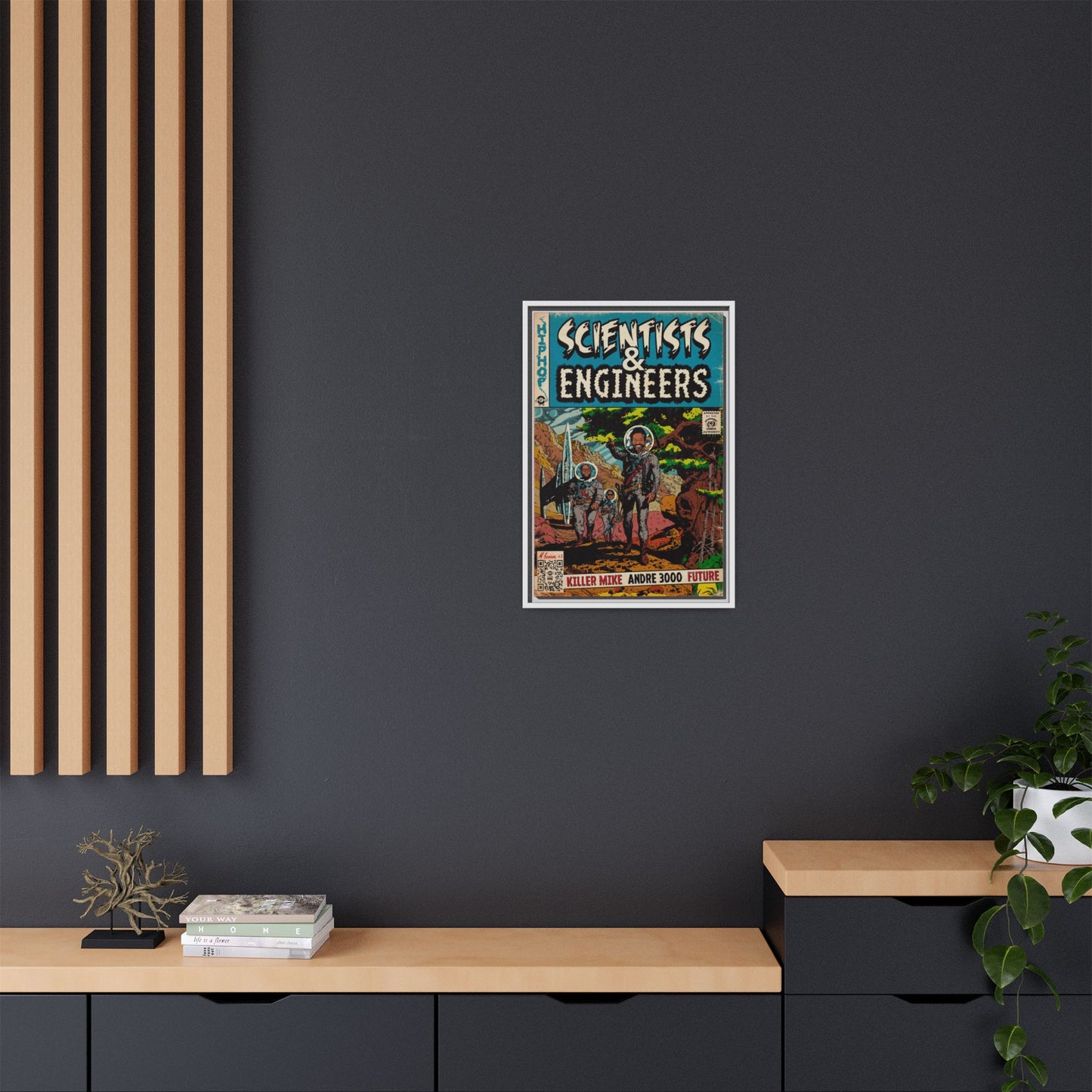 Killer Mike - Scientists & Engineers - Andre 3000 - Future - Gallery Canvas Wraps, Vertical Frame
