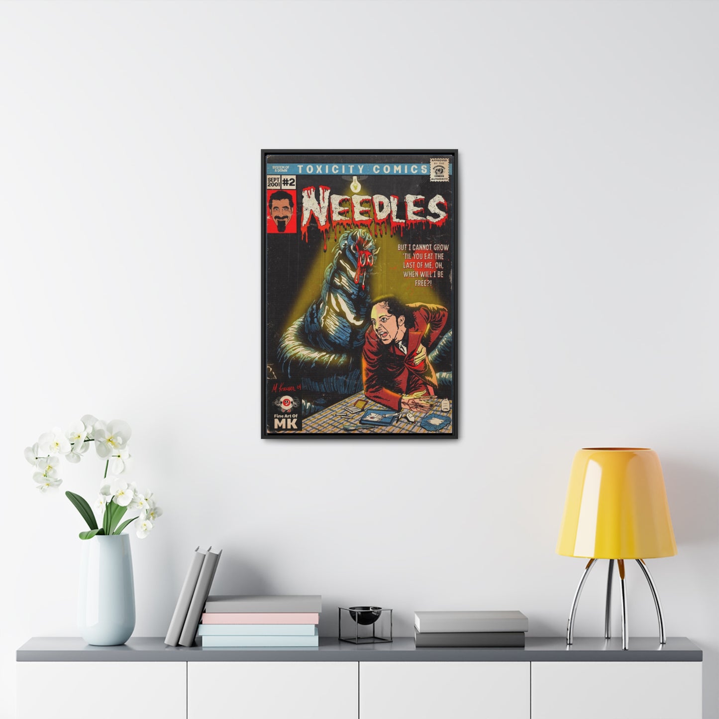 System of a Down - Needles - Gallery Canvas Wraps, Vertical Frame