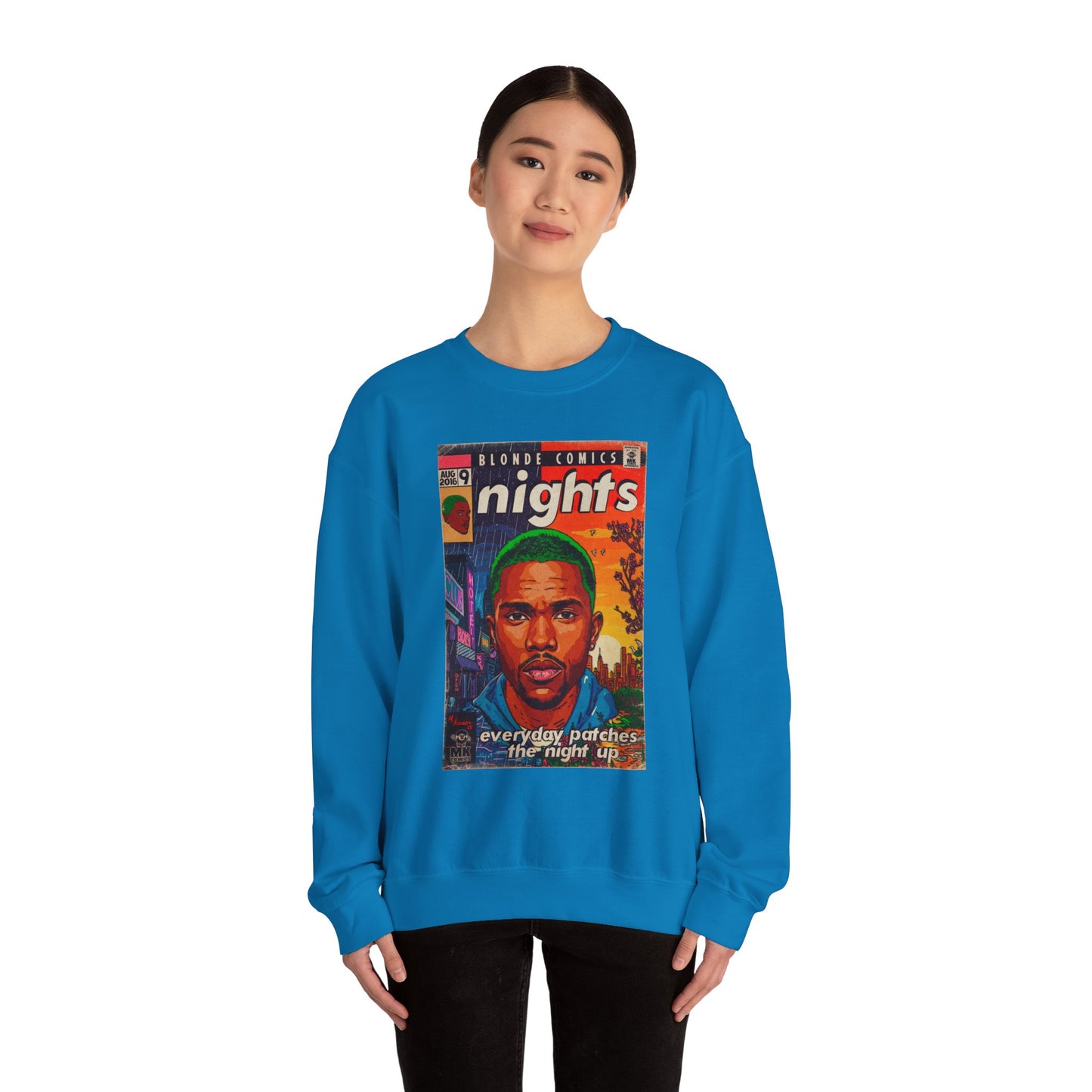 Frank Ocean -Nights - Unisex Heavy Blend™ Crewneck Sweatshirt