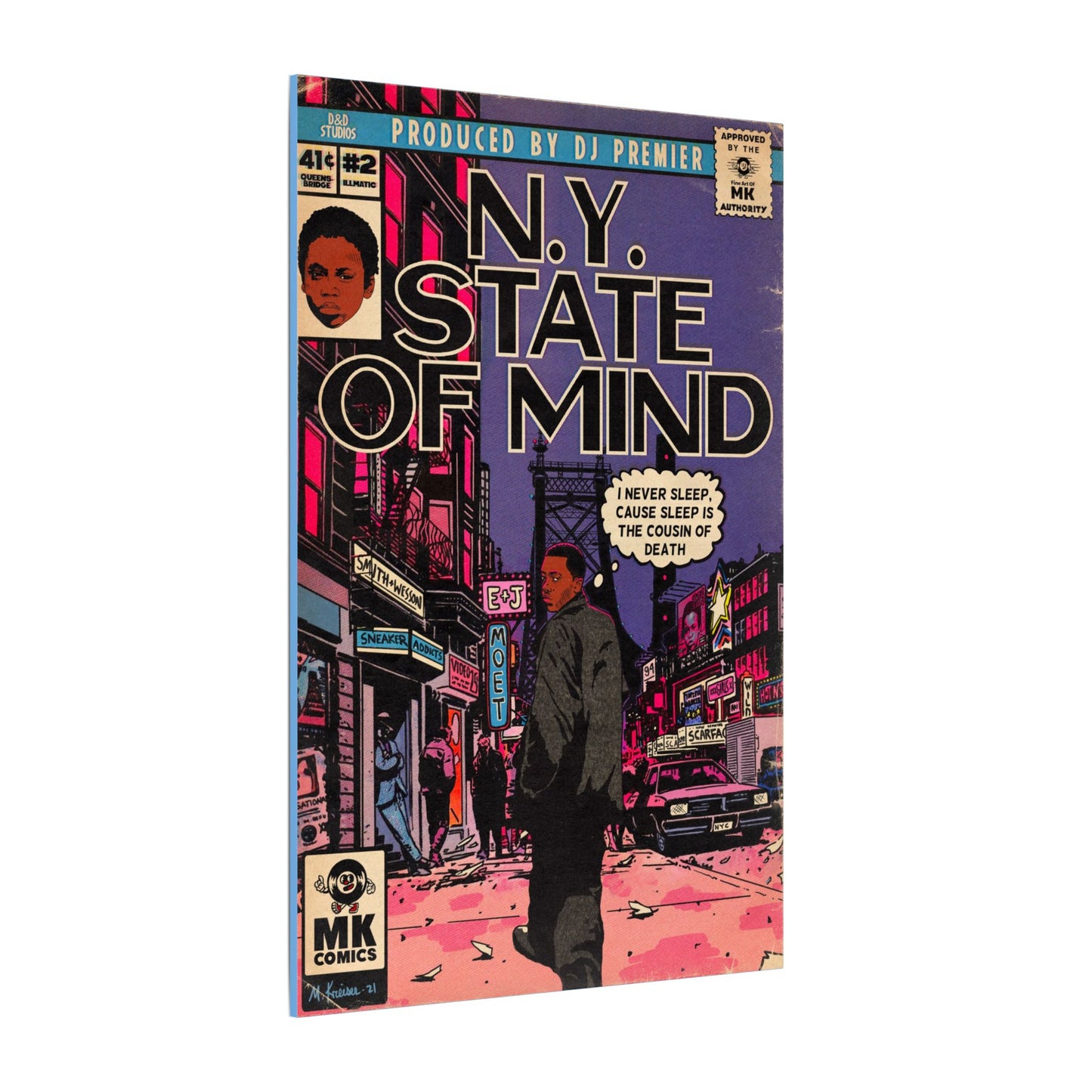 NY State of Mind - Matte Canvas, Stretched