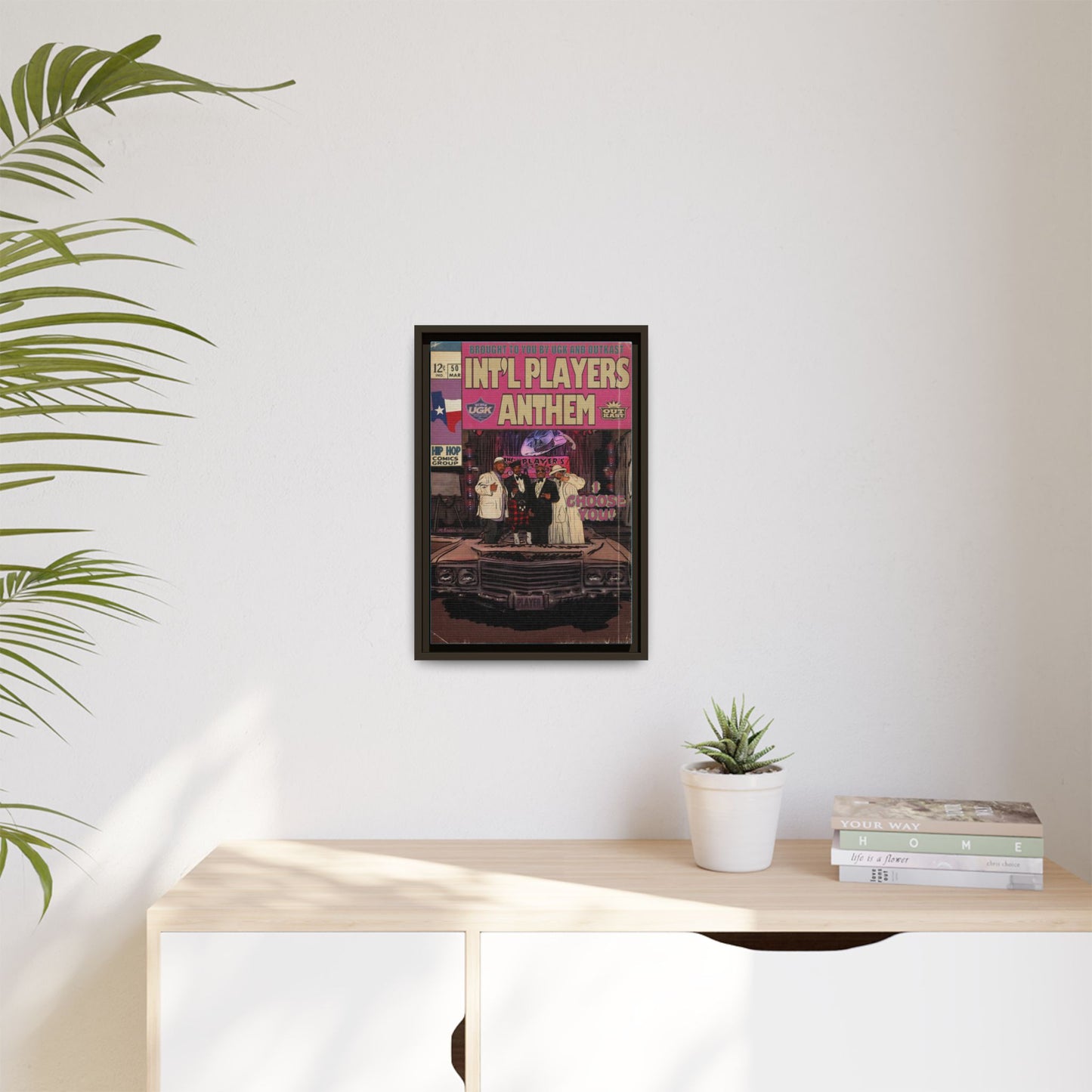 Int’l Players Anthem - Matte Canvas, Framed (Multi-color)