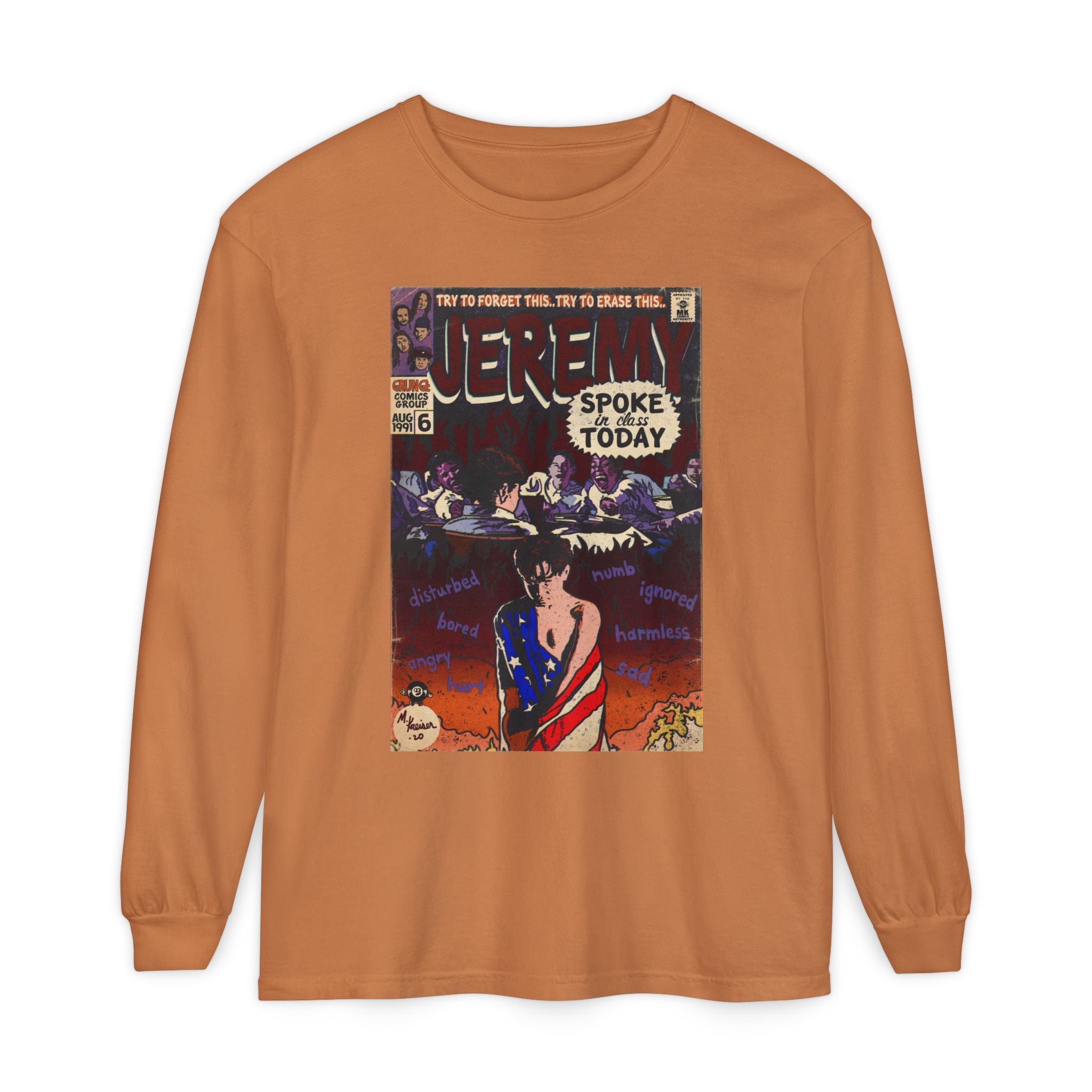 Jeremy - Unisex Comfort Colors Long Sleeve T-Shirt