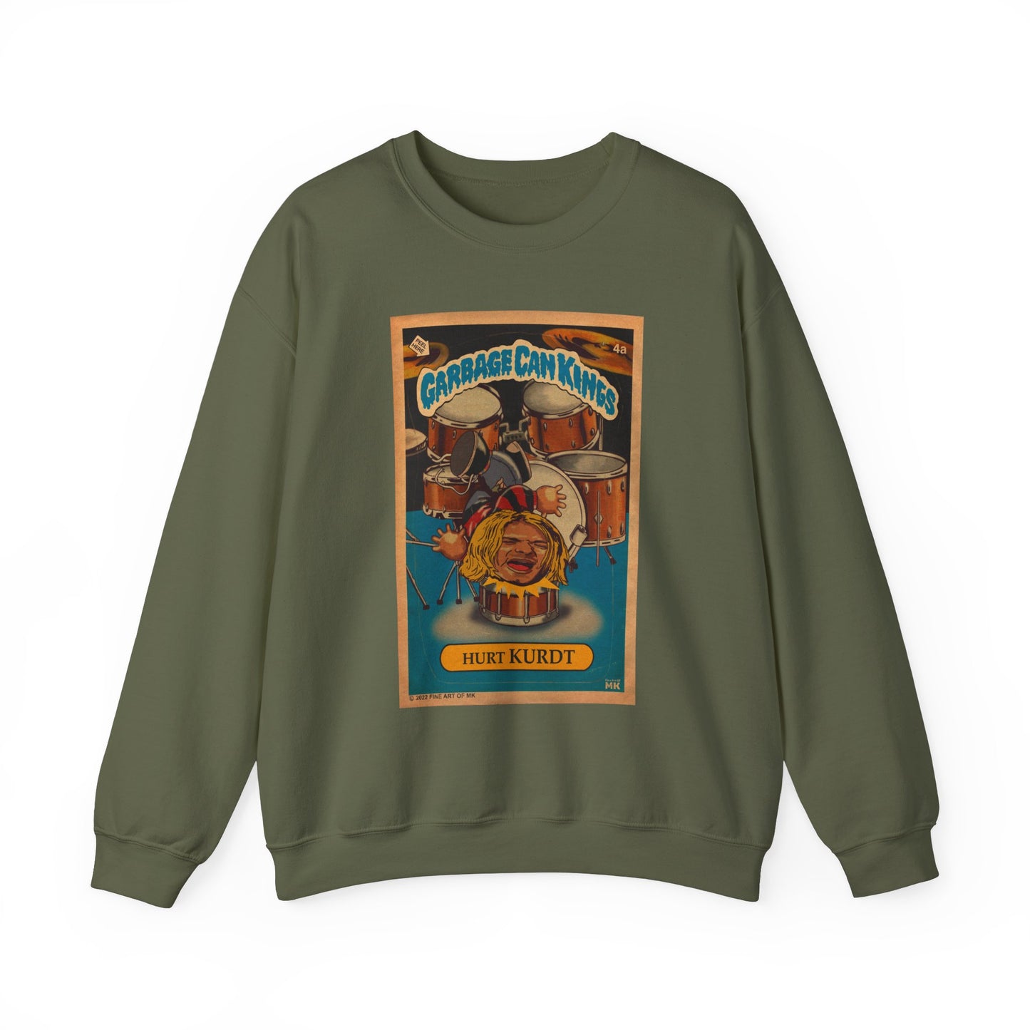 Hurt KURDT - Garbage Can Kings - Nirvana - Unisex Heavy Blend™ Crewneck Sweatshirt