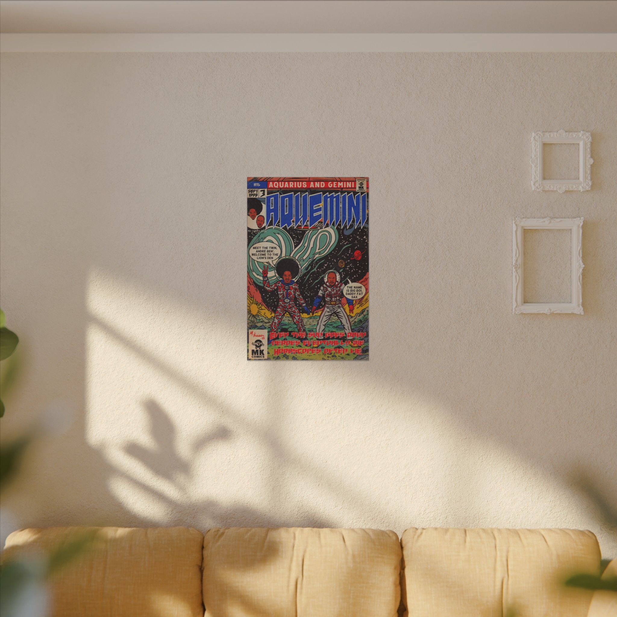 Aquemini - Comic Book Art - Matte Canvas, Stretched, 0.75" (Multi-Size)