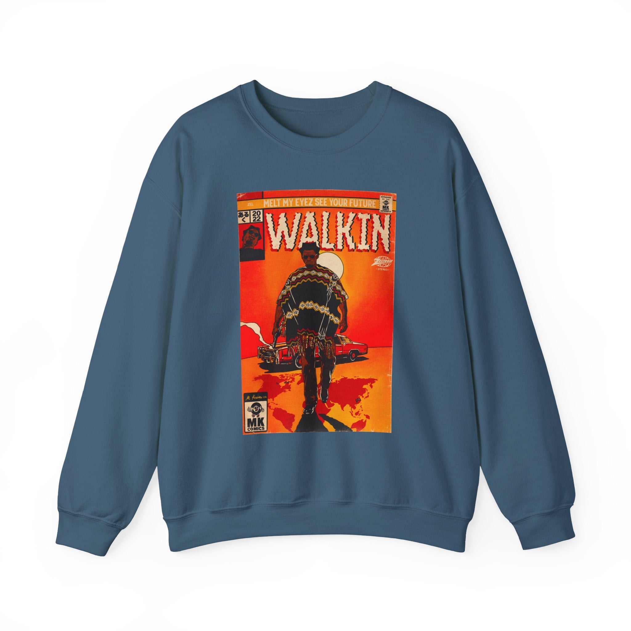 Walkin - Unisex Heavy Blend™ Crewneck Sweatshirt