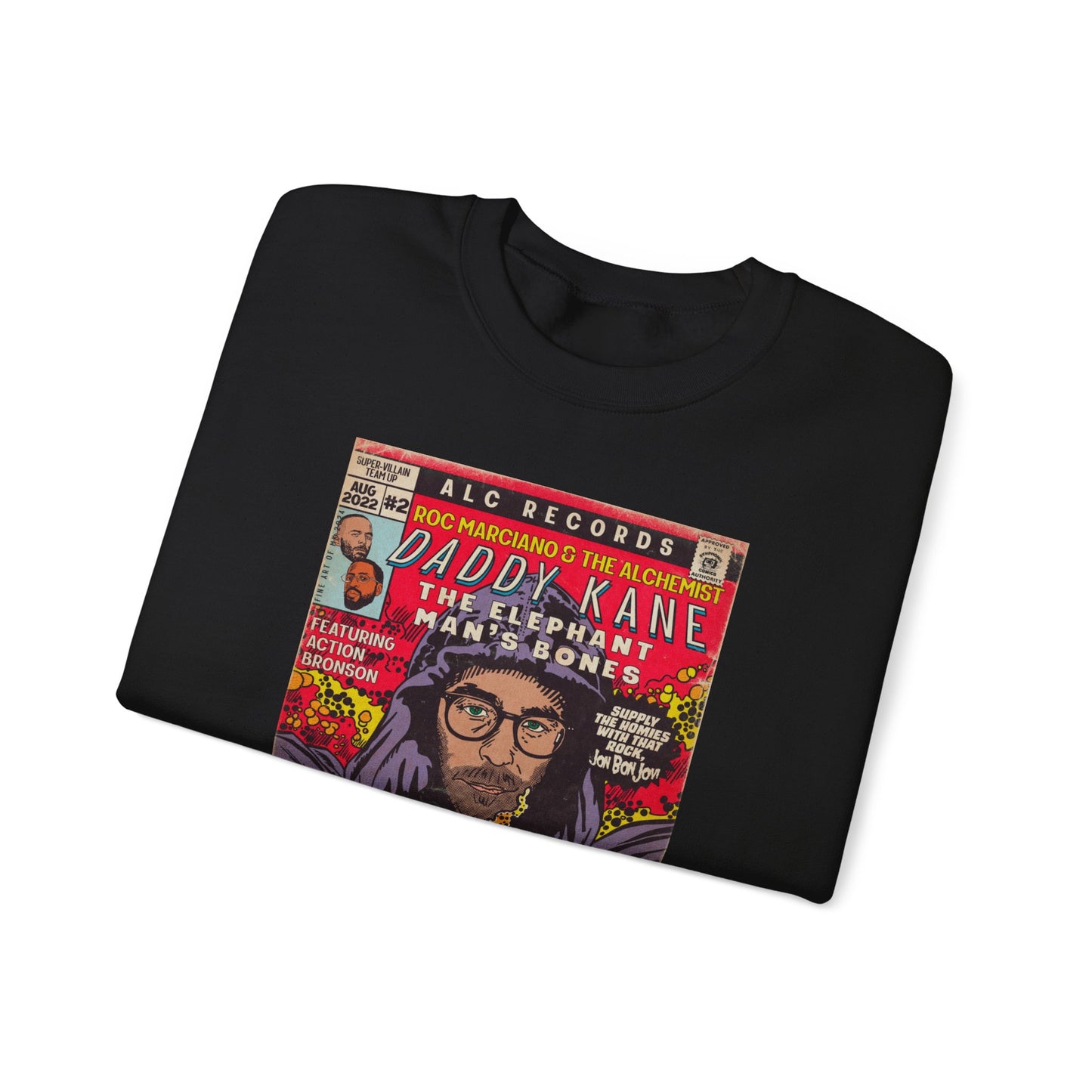 Roc Marciano, Alchemist, Action Bronson - Daddy Kane - Unisex Heavy Blend™ Crewneck Sweatshirt