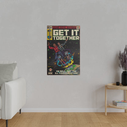 Beastie Boys & Q-Tip - Get it Together - Matte Canvas, Stretched, 0.75"