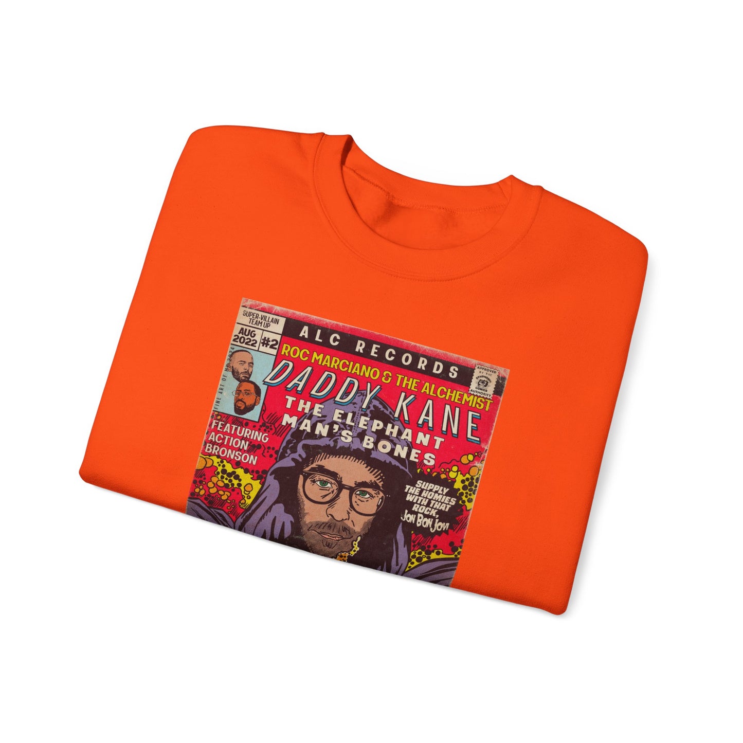 Roc Marciano, Alchemist, Action Bronson - Daddy Kane - Unisex Heavy Blend™ Crewneck Sweatshirt