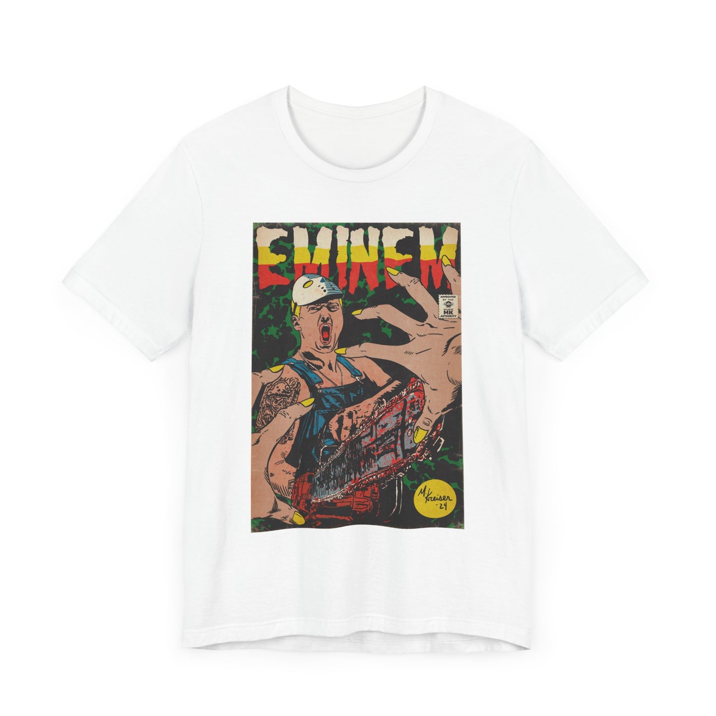 Eminem - Comic Book Art -  Unisex Jersey Short Sleeve Tee