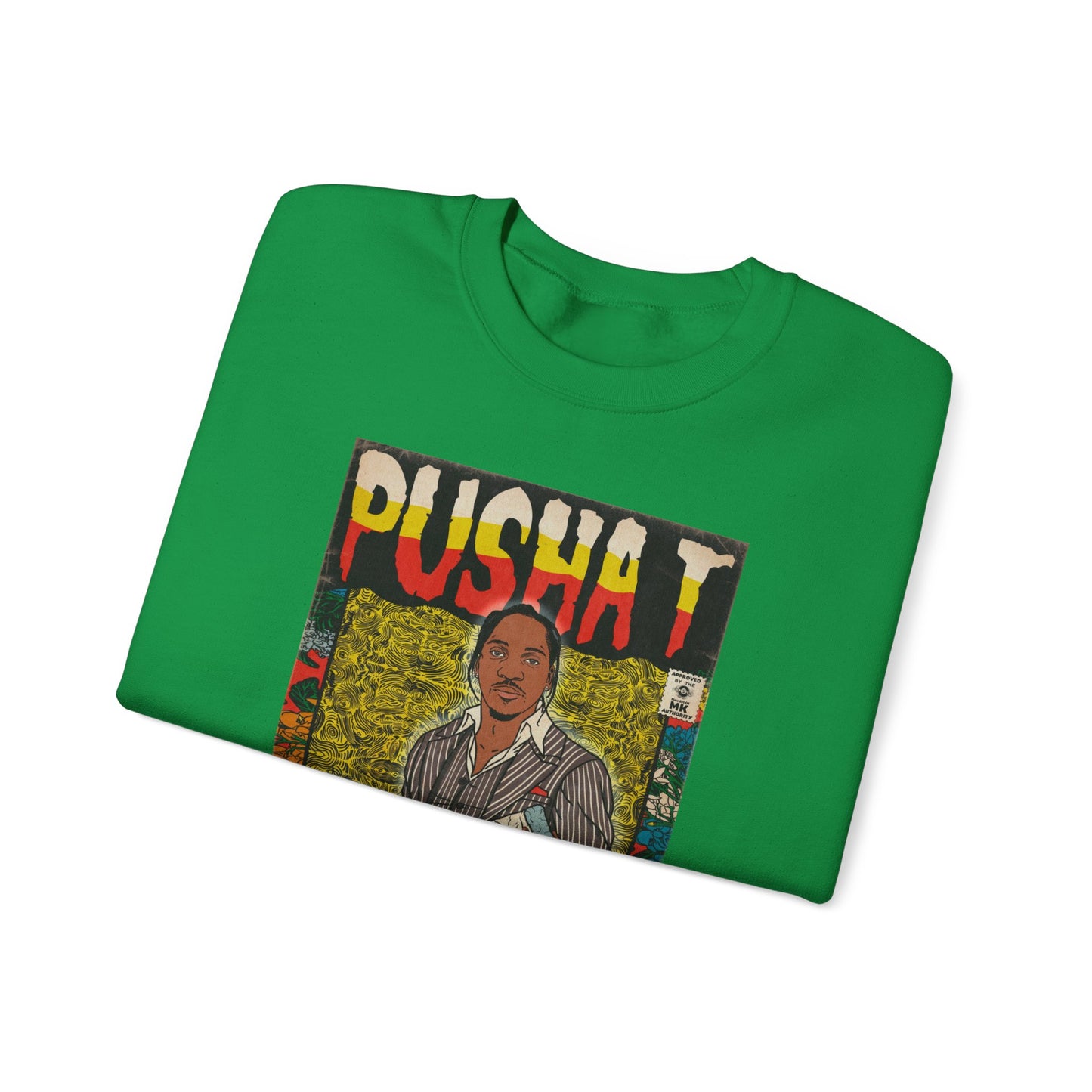 Pusha T - Comic Book Art - Unisex Heavy Blend™ Crewneck Sweatshirt