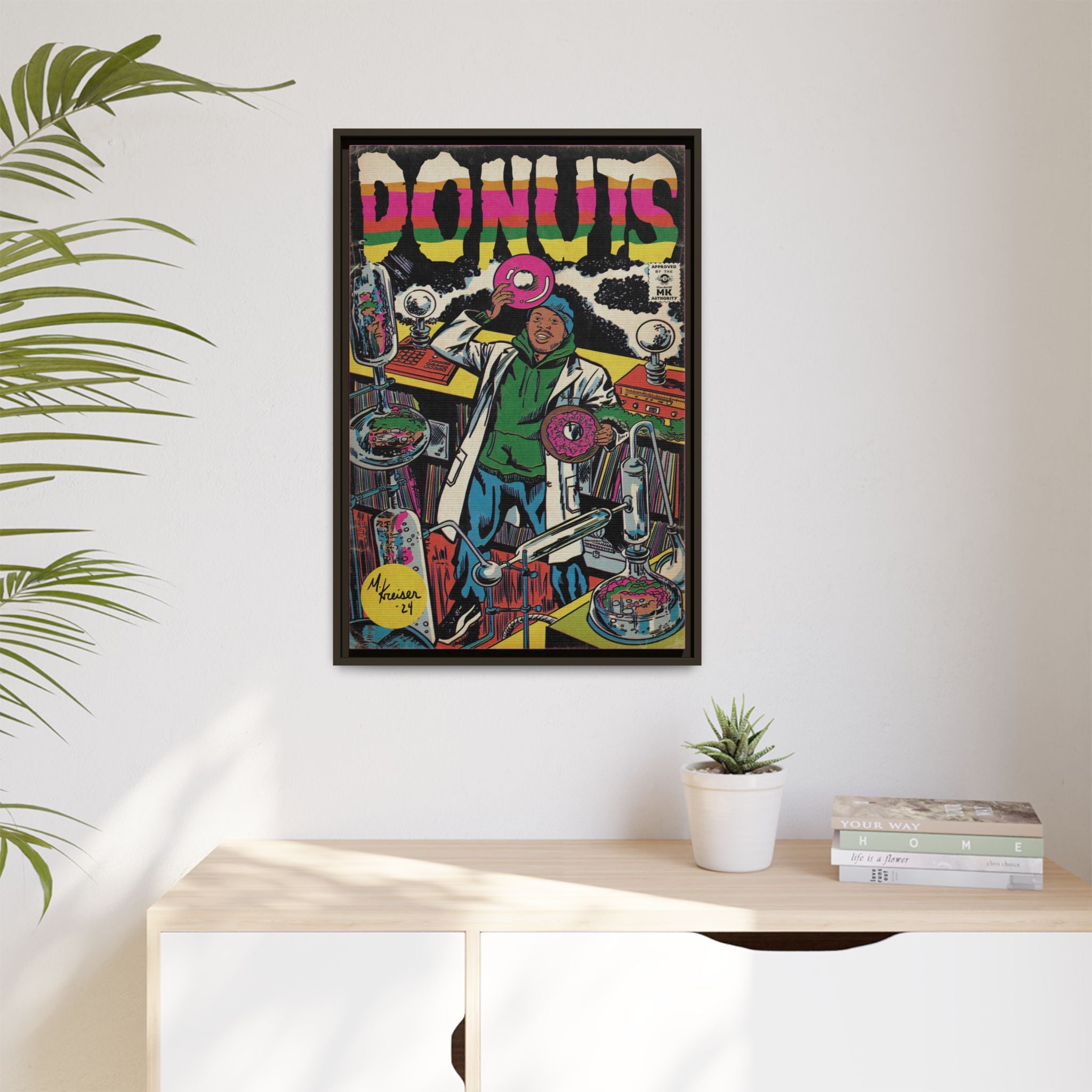 Donuts - Gallery Canvas Wraps, Vertical Frame