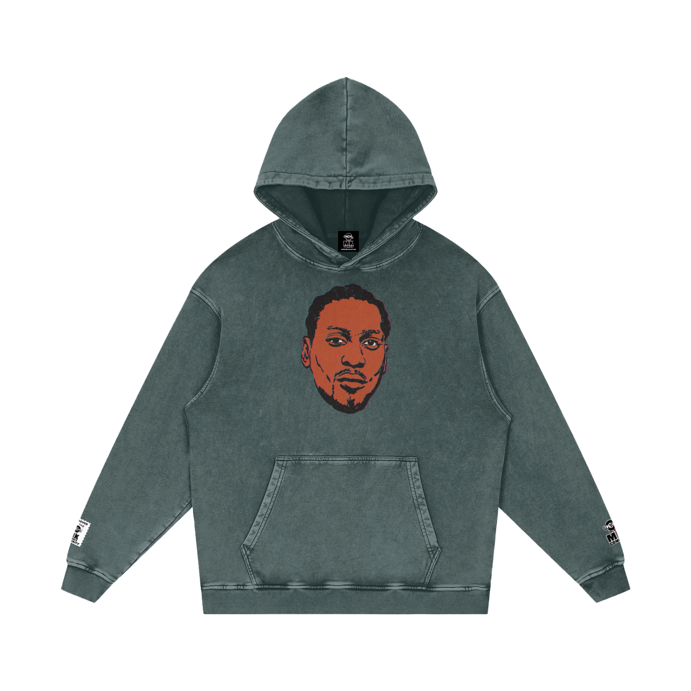 Brown Sugar - Snow Washed Loose Cotton Hoodie