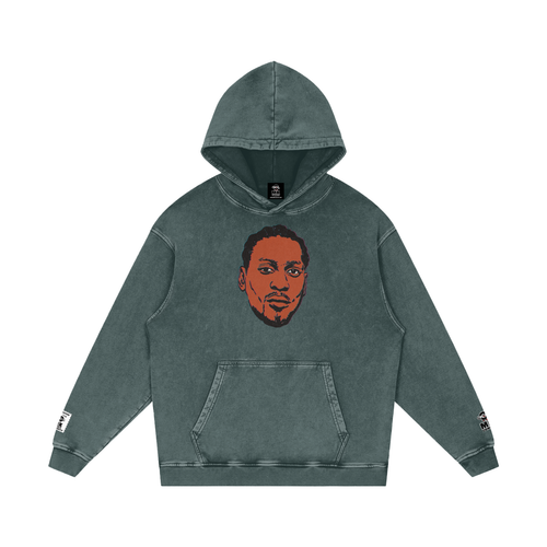 Brown Sugar - Snow Washed Loose Cotton Hoodie