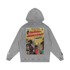 No More Parties in L.A - Snow Washed Loose Cotton Hoodie
