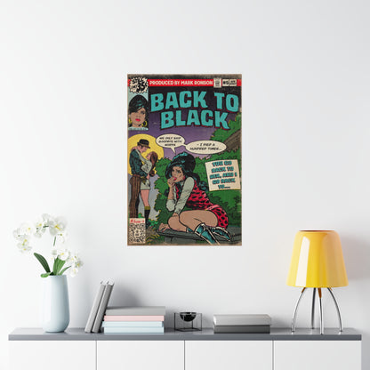 Amy Winehouse - Back to Black - Premium Matte Vertical Poster