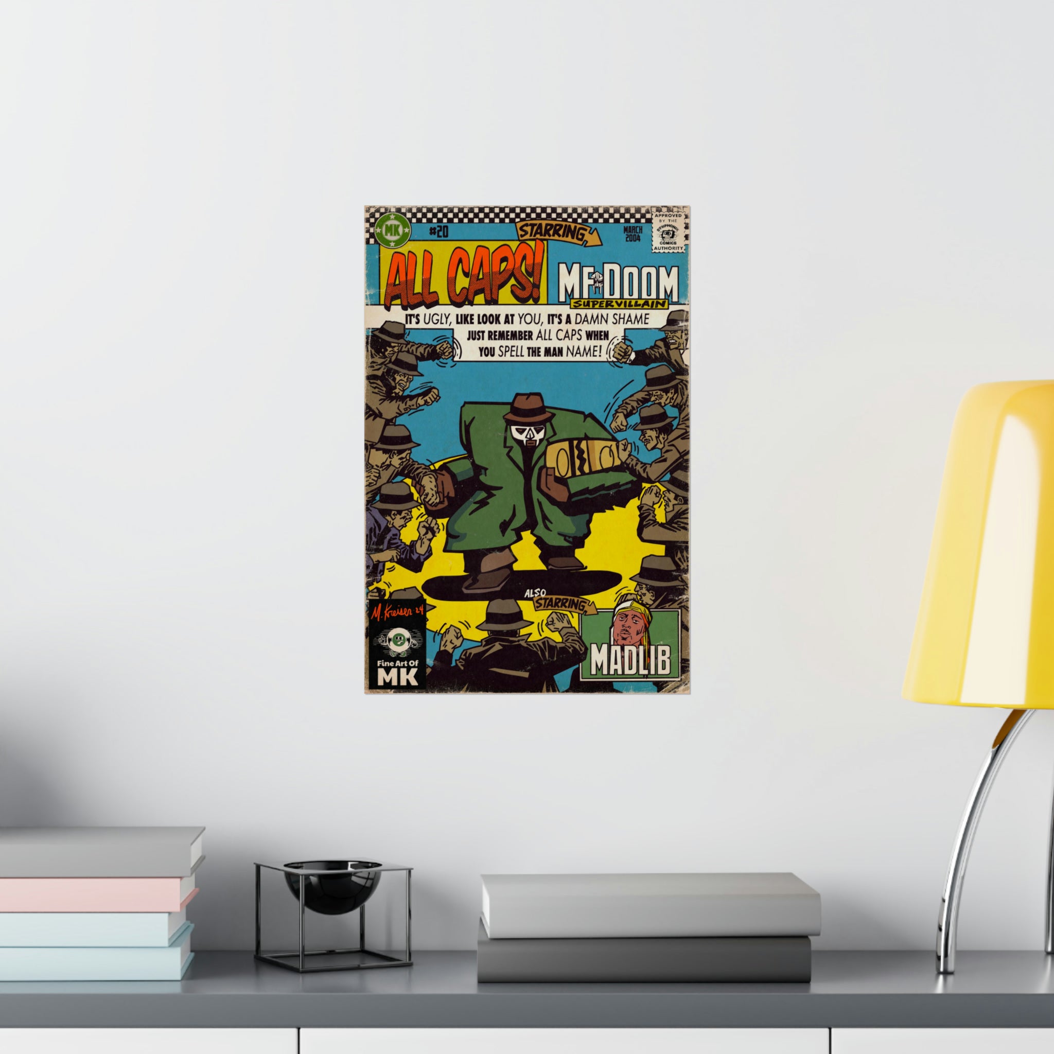 All Caps - Matte Vertical Posters
