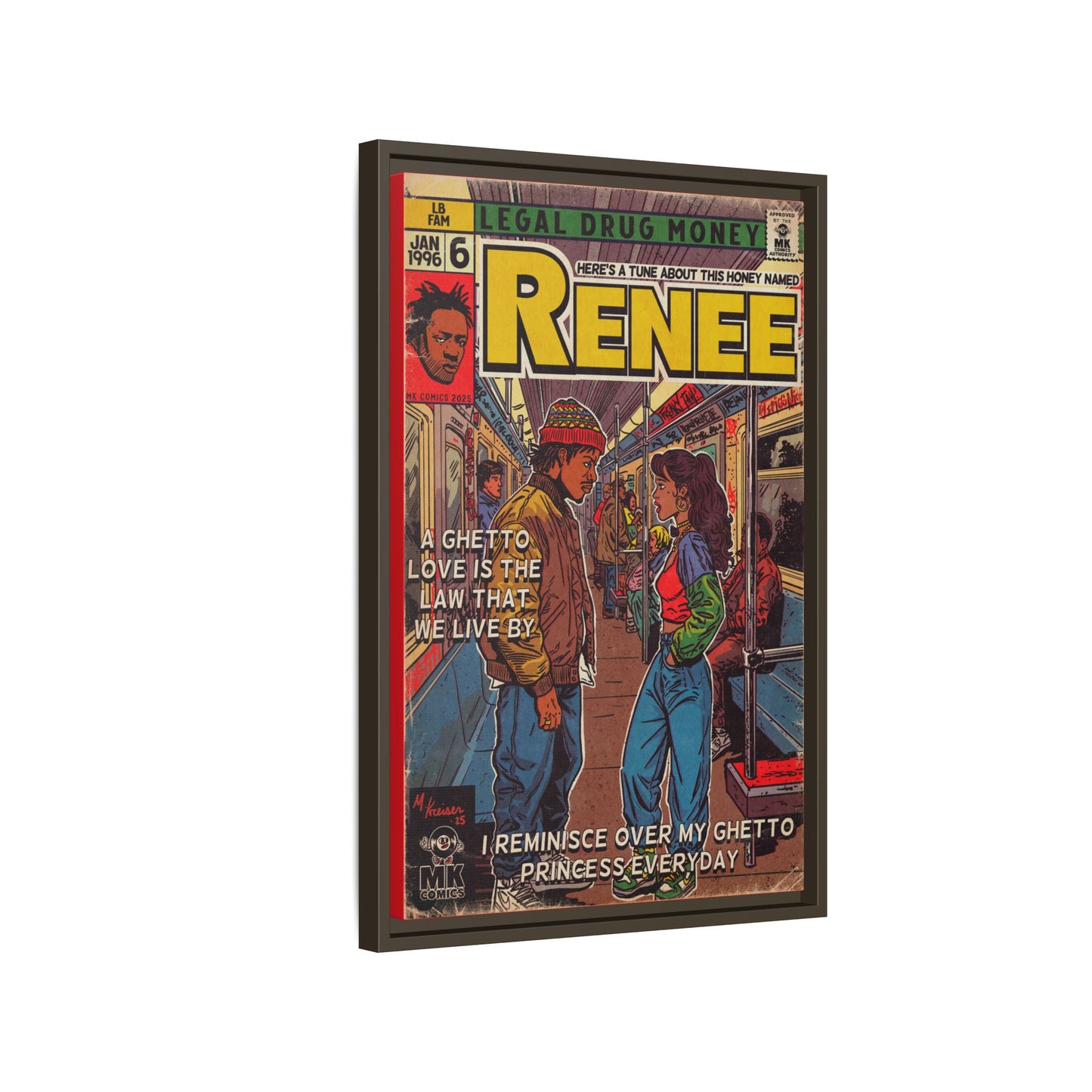 Lost Boyz - Renee - Matte Canvas, Framed (Multi-color)