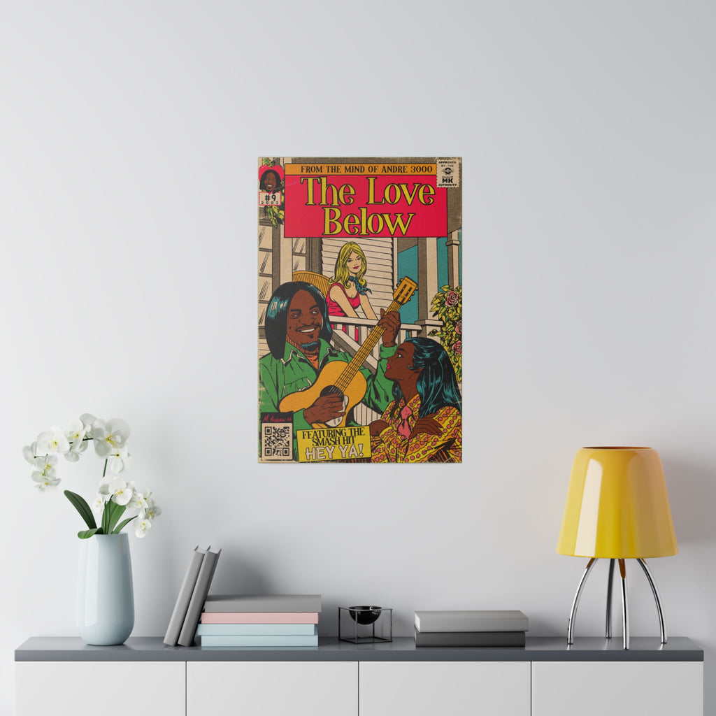 The Love Below - Matte Canvas, Stretched