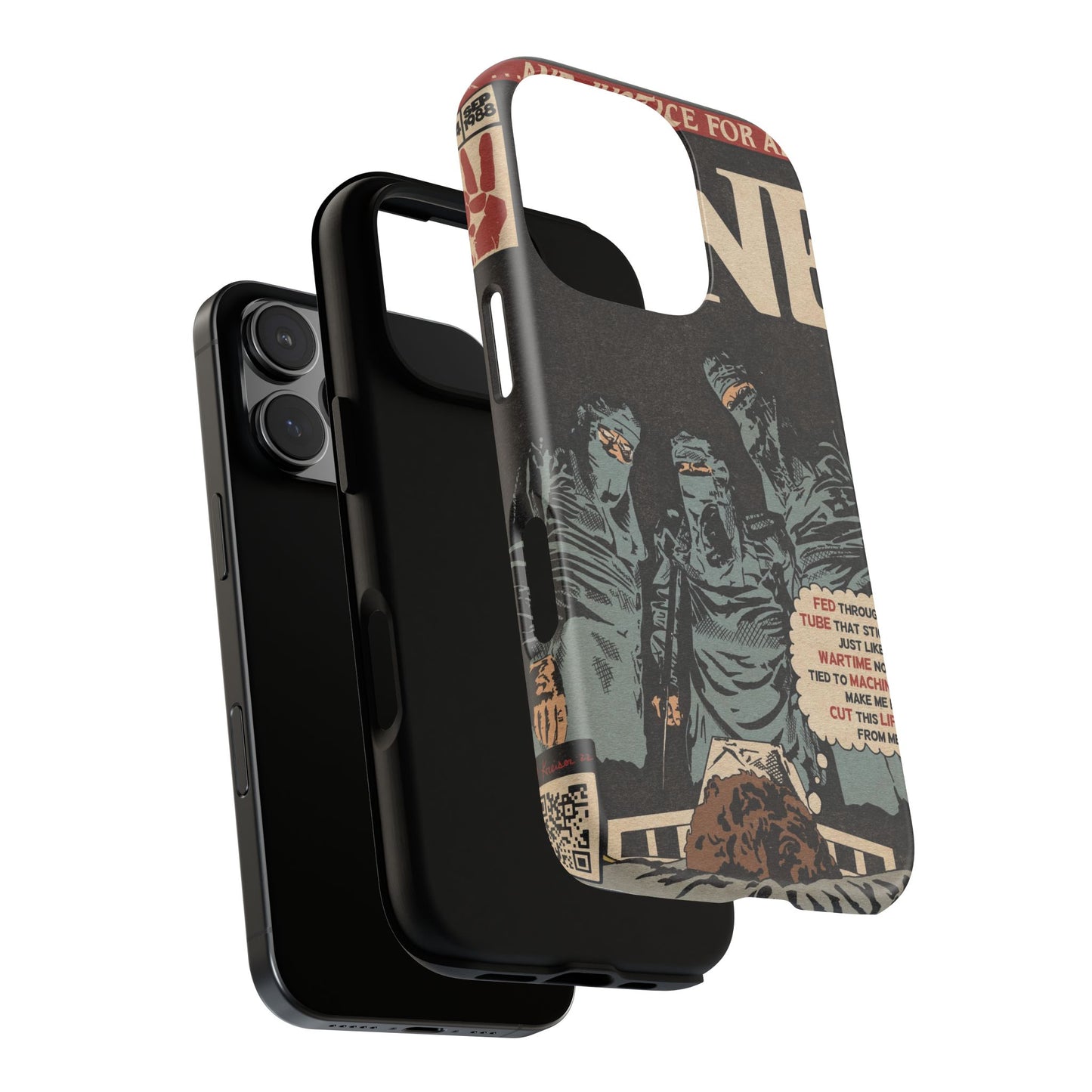Metallica- One - Johnny Got His Gun Comic Book Art - Tough Phone Cases