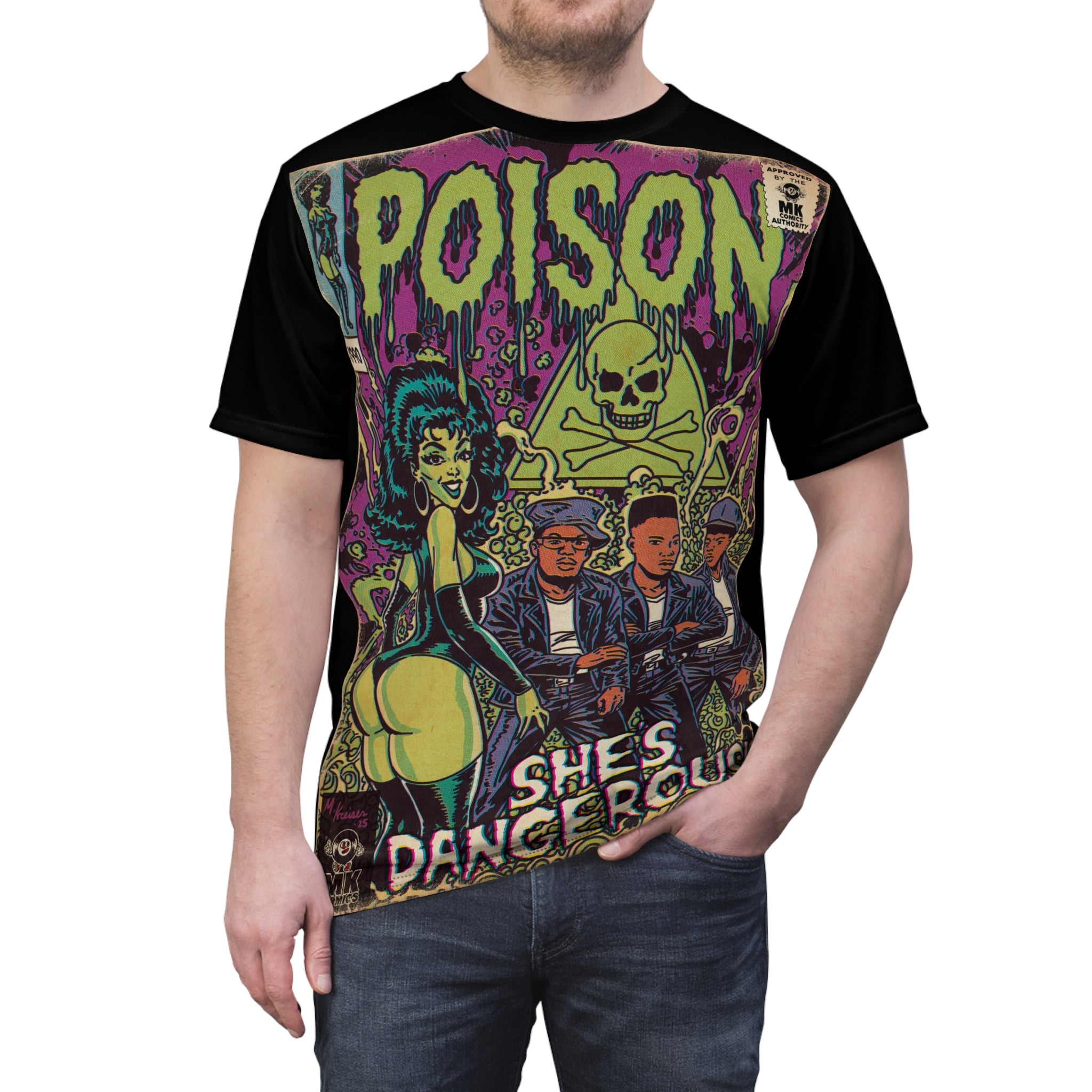 Poison - Unisex Cut & Sew Tee (AOP)