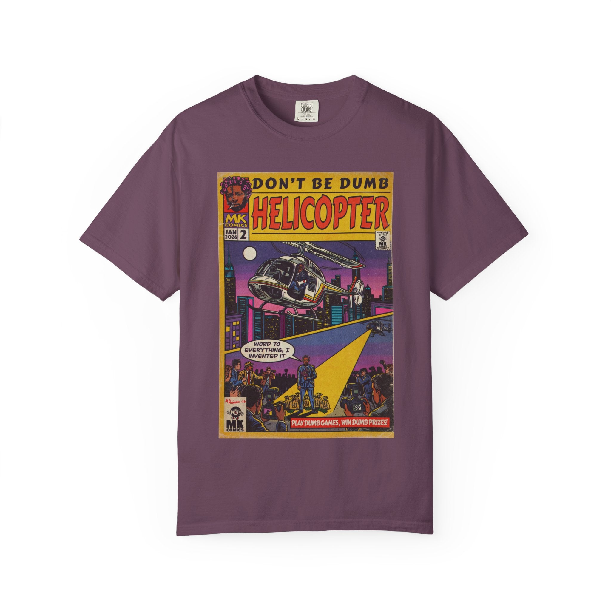 Helicopter - Unisex Comfort Colors T-shirt
