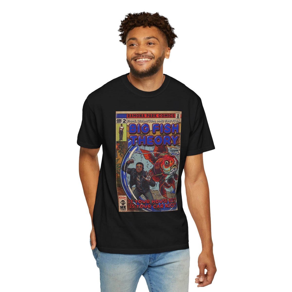 Big Fish Theory - Unisex Garment-Dyed T-shirt